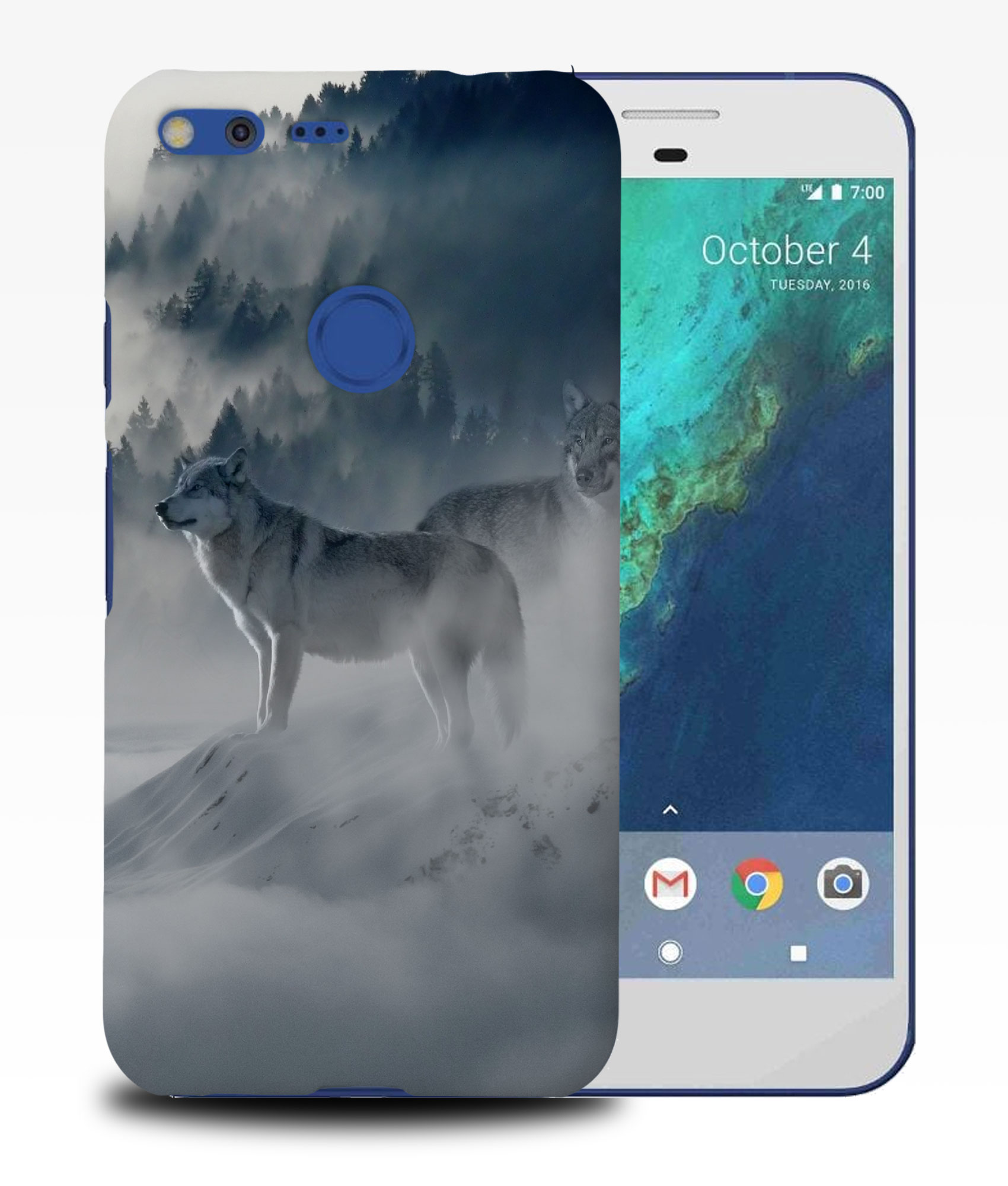 FUNDA FUNDA PARA GOOGLE PIXEL|PAQUETE DE LOBOS EN NIEVE - Imagen 10 de 11