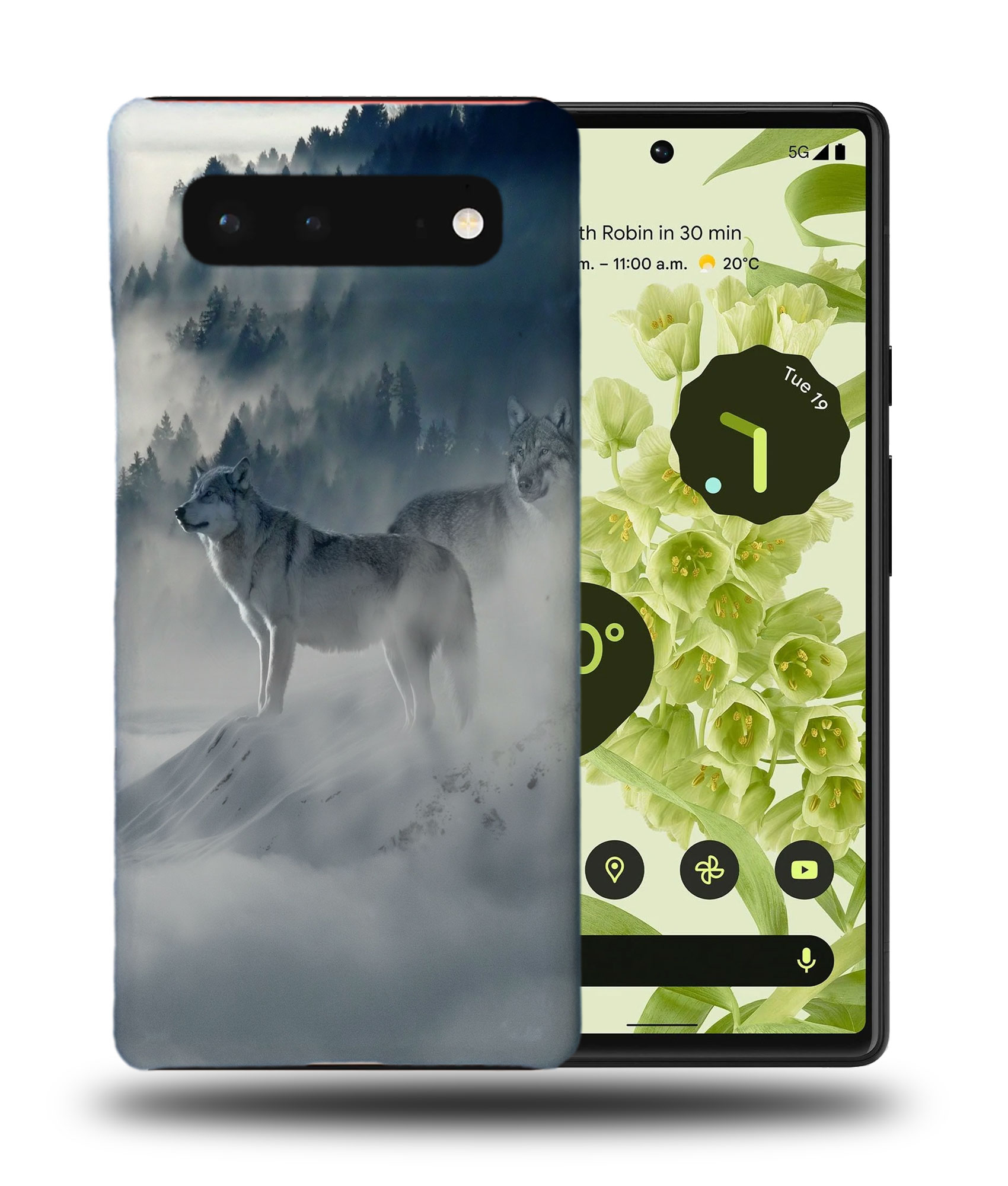 FUNDA FUNDA PARA GOOGLE PIXEL|PAQUETE DE LOBOS EN NIEVE - Imagen 3 de 11