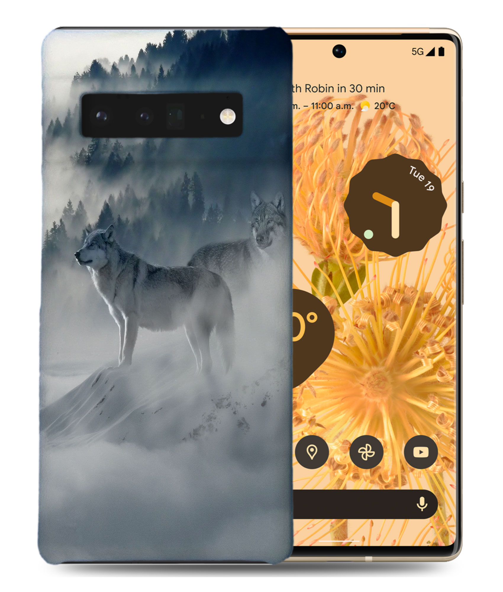 FUNDA FUNDA PARA GOOGLE PIXEL|PAQUETE DE LOBOS EN NIEVE - Imagen 2 de 11