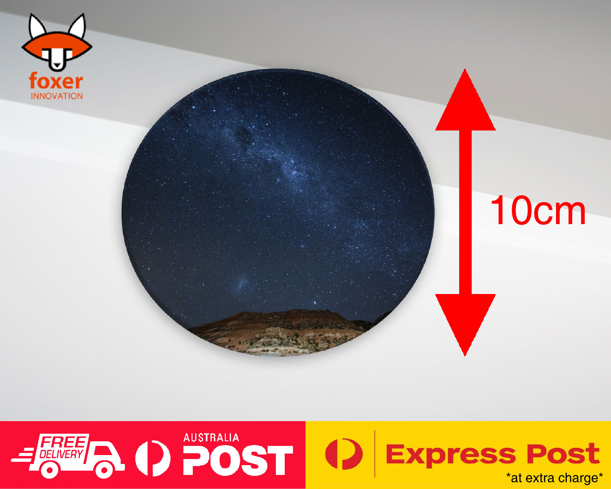 COASTER COFFEE DRINKING MAT|STARS AND SPACE AT NIGHT