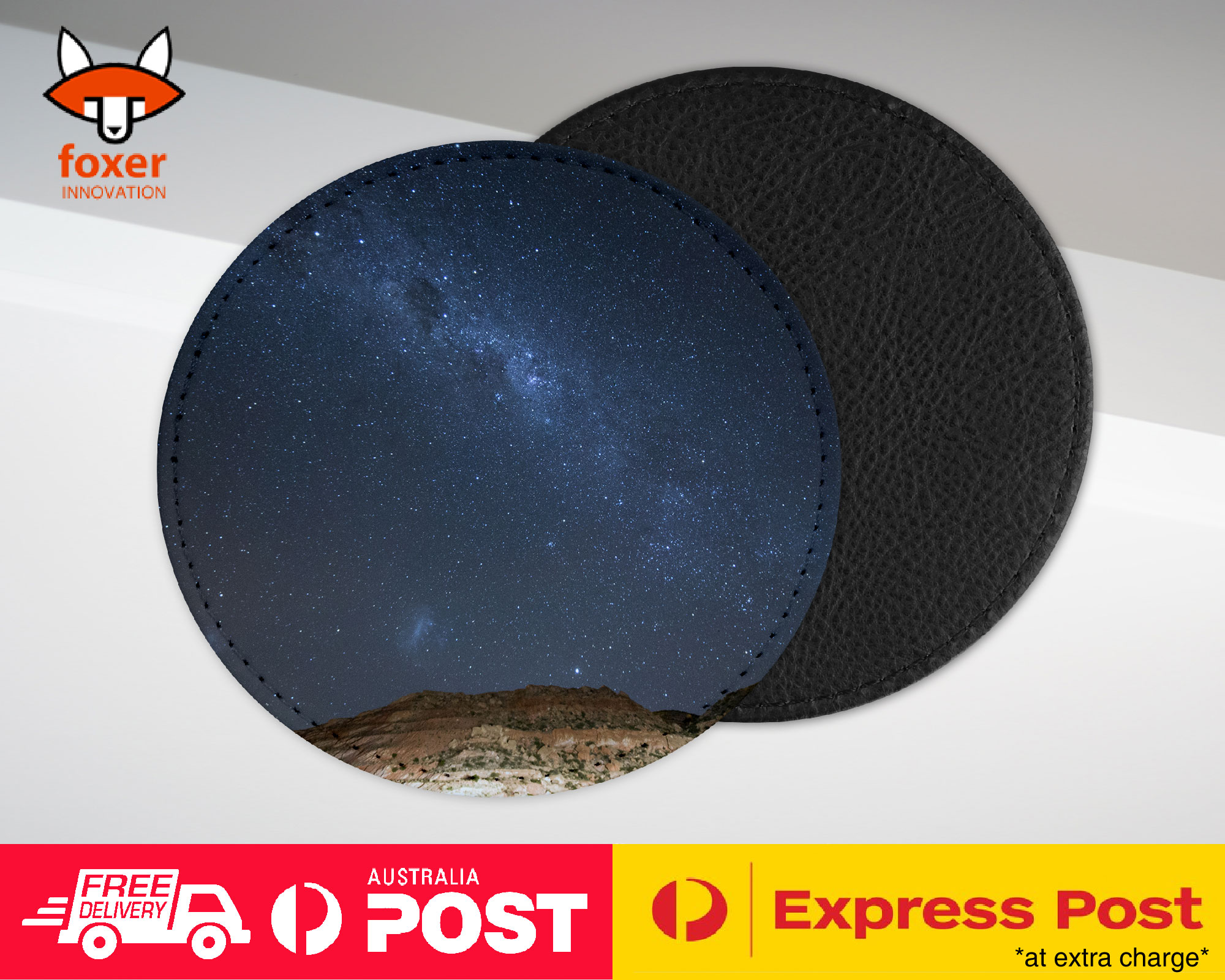 COASTER COFFEE DRINKING MAT|STARS AND SPACE AT NIGHT