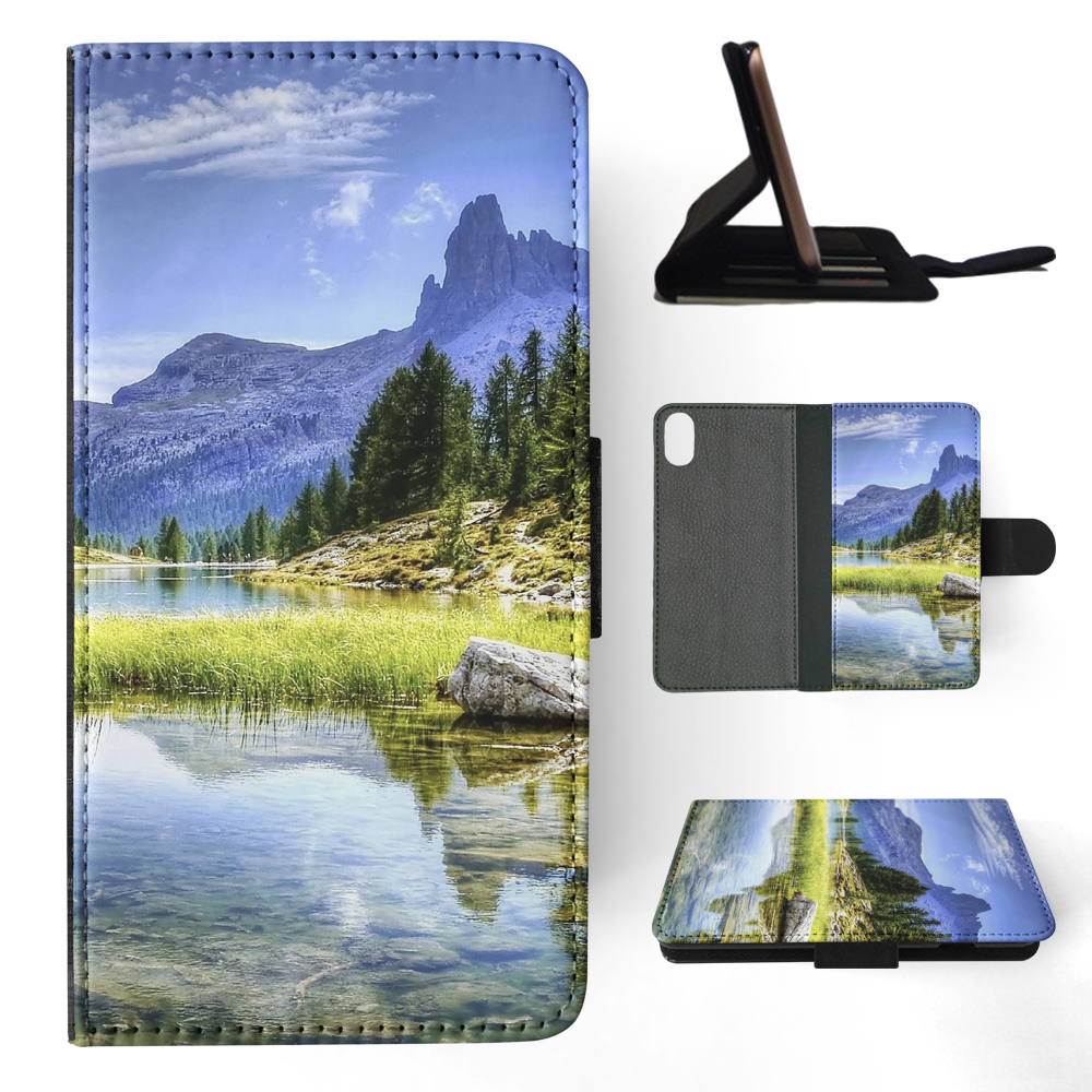 FLIP CASE FOR APPLE IPHONE|MOUNTAIN VIEW BESIDES LAKE - Picture 119 of 193