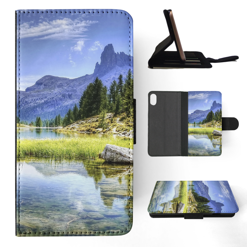 FLIP CASE FOR APPLE IPHONE|MOUNTAIN VIEW BESIDES LAKE - Picture 109 of 193