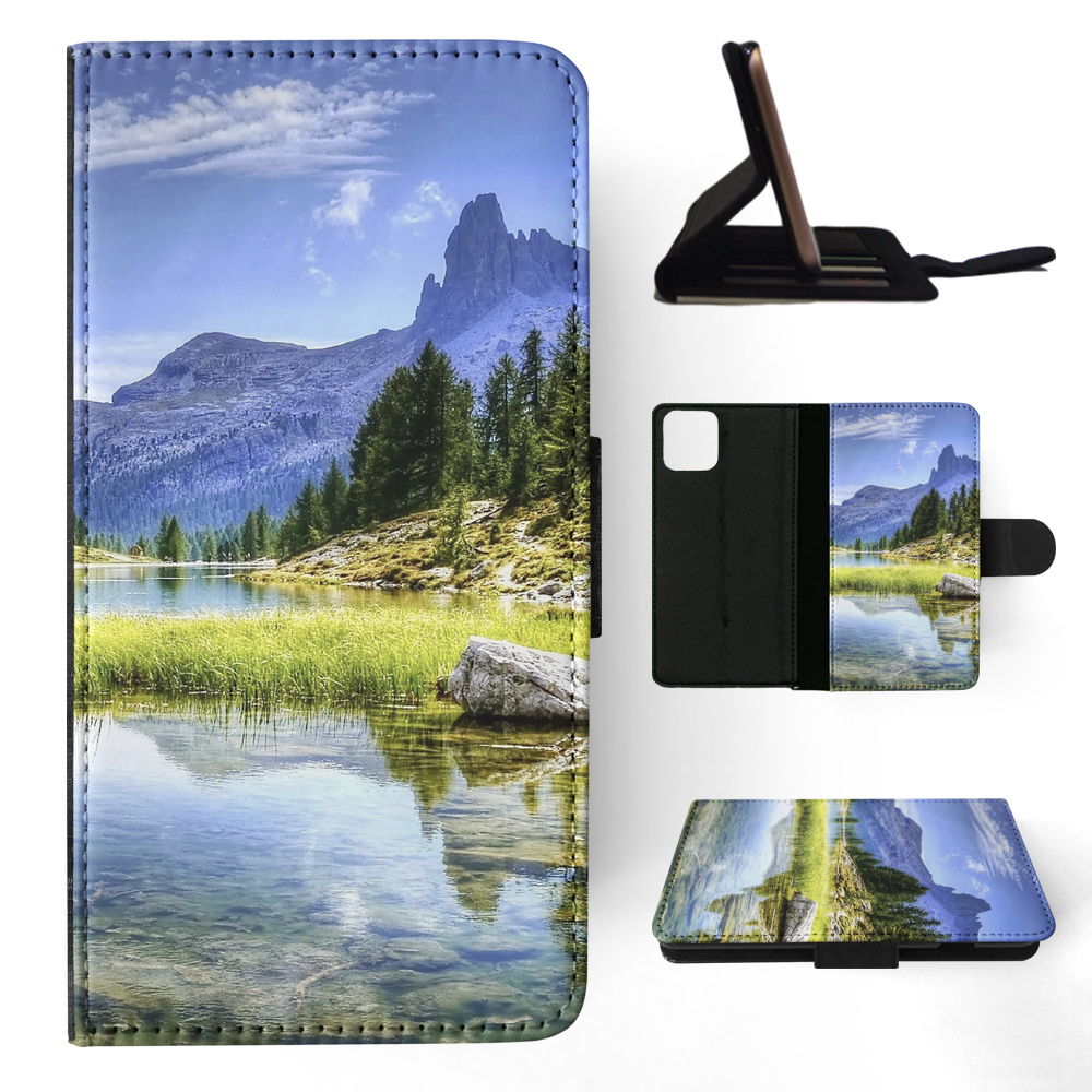FLIP CASE FOR APPLE IPHONE|MOUNTAIN VIEW BESIDES LAKE - Picture 99 of 193