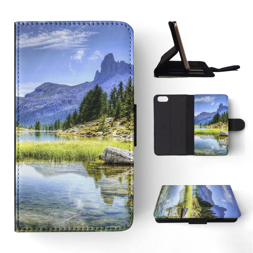 FLIP CASE FOR APPLE IPHONE|MOUNTAIN VIEW BESIDES LAKE - Picture 169 of 193