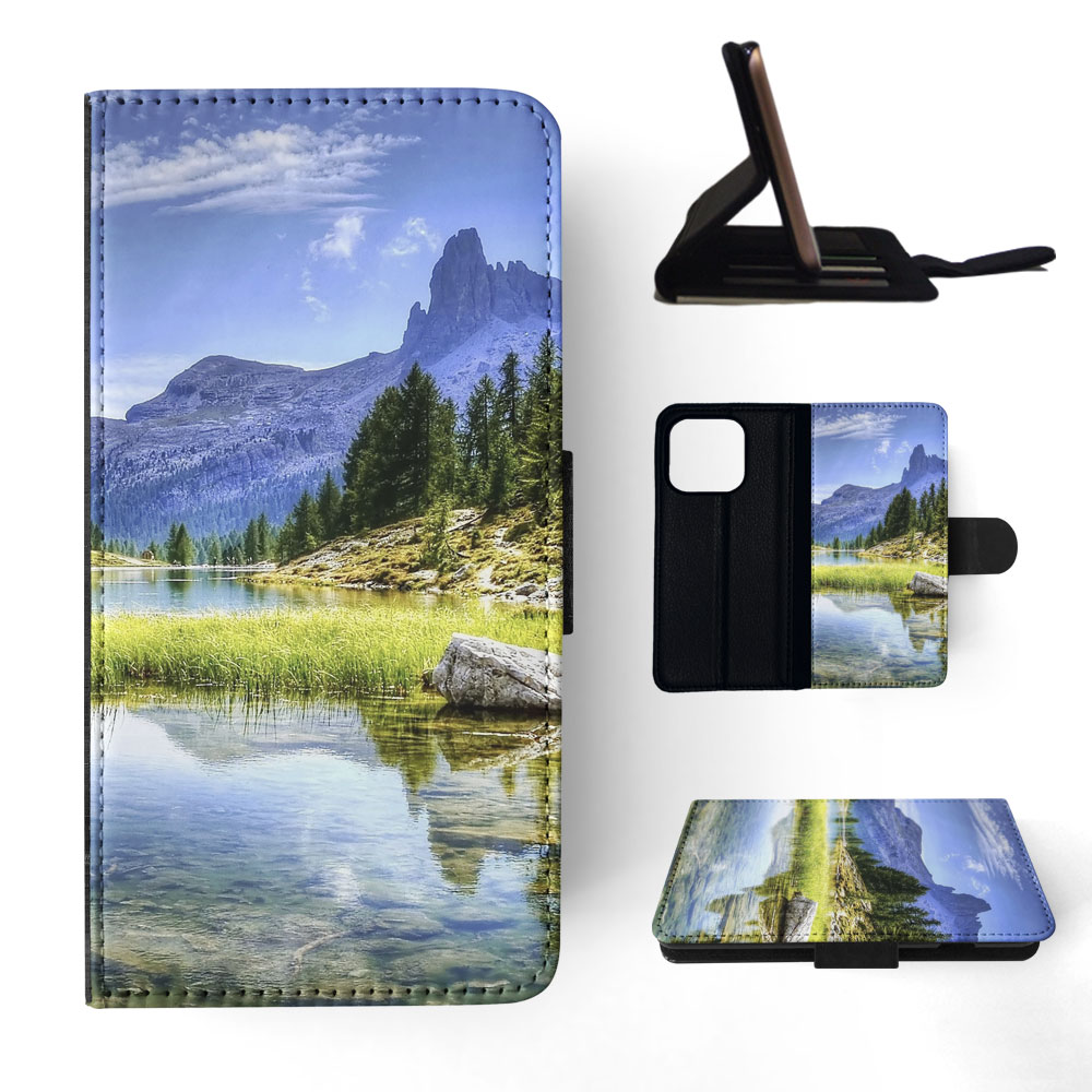 FLIP CASE FOR APPLE IPHONE|MOUNTAIN VIEW BESIDES LAKE - Picture 71 of 193