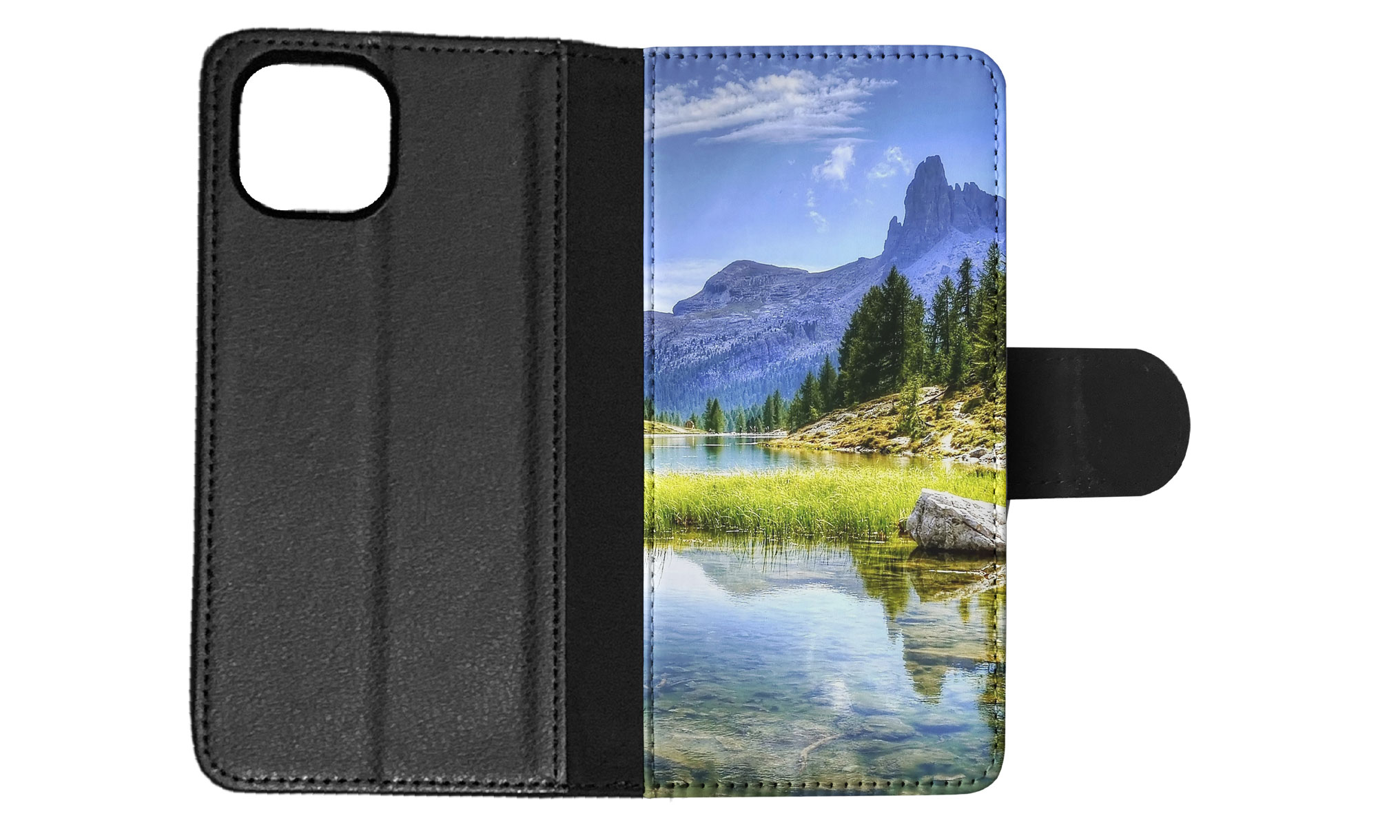 FLIP CASE FOR APPLE IPHONE|MOUNTAIN VIEW BESIDES LAKE - Picture 59 of 193