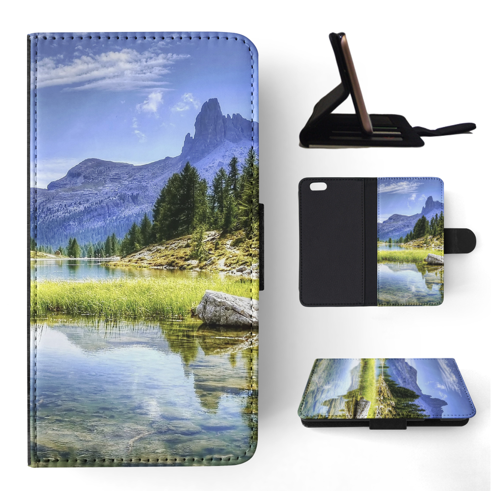 FLIP CASE FOR APPLE IPHONE|MOUNTAIN VIEW BESIDES LAKE - Picture 159 of 193
