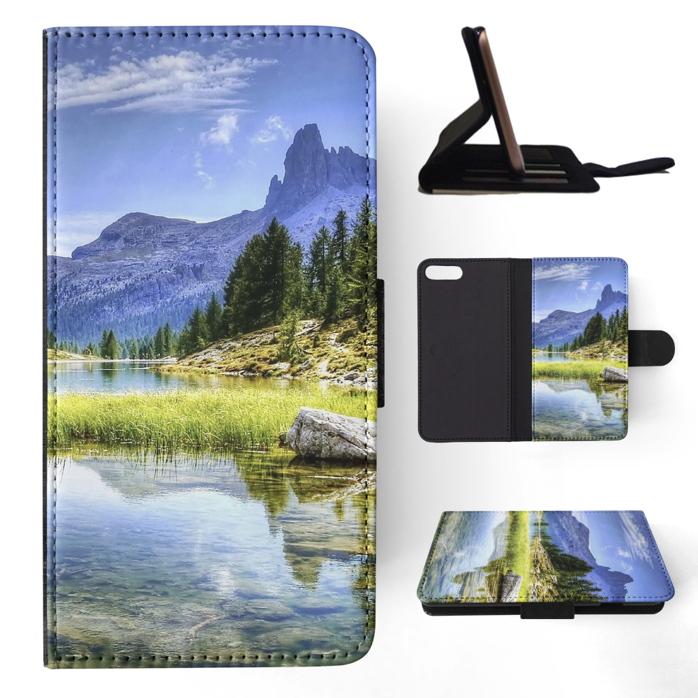 FLIP CASE FOR APPLE IPHONE|MOUNTAIN VIEW BESIDES LAKE - Picture 129 of 193