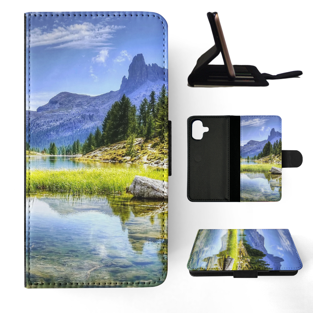 FLIP CASE FOR APPLE IPHONE|MOUNTAIN VIEW BESIDES LAKE - Picture 21 of 193