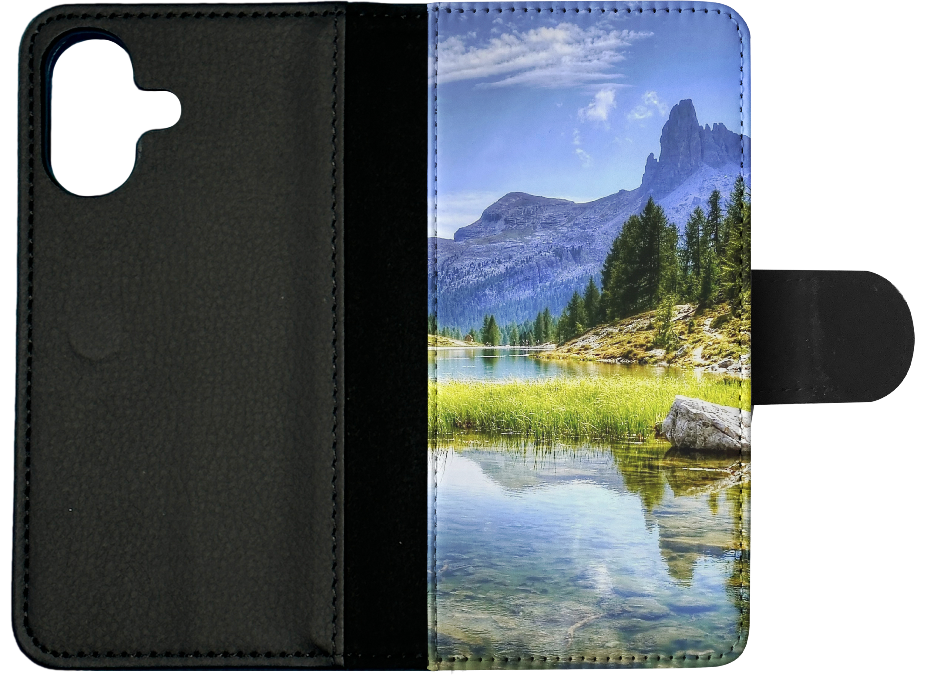 FLIP CASE FOR APPLE IPHONE|MOUNTAIN VIEW BESIDES LAKE - Picture 24 of 193