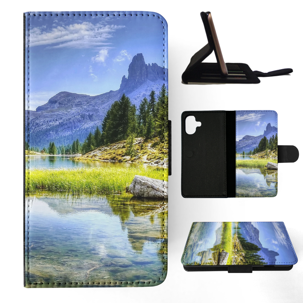 FLIP CASE FOR APPLE IPHONE|MOUNTAIN VIEW BESIDES LAKE - Picture 16 of 193