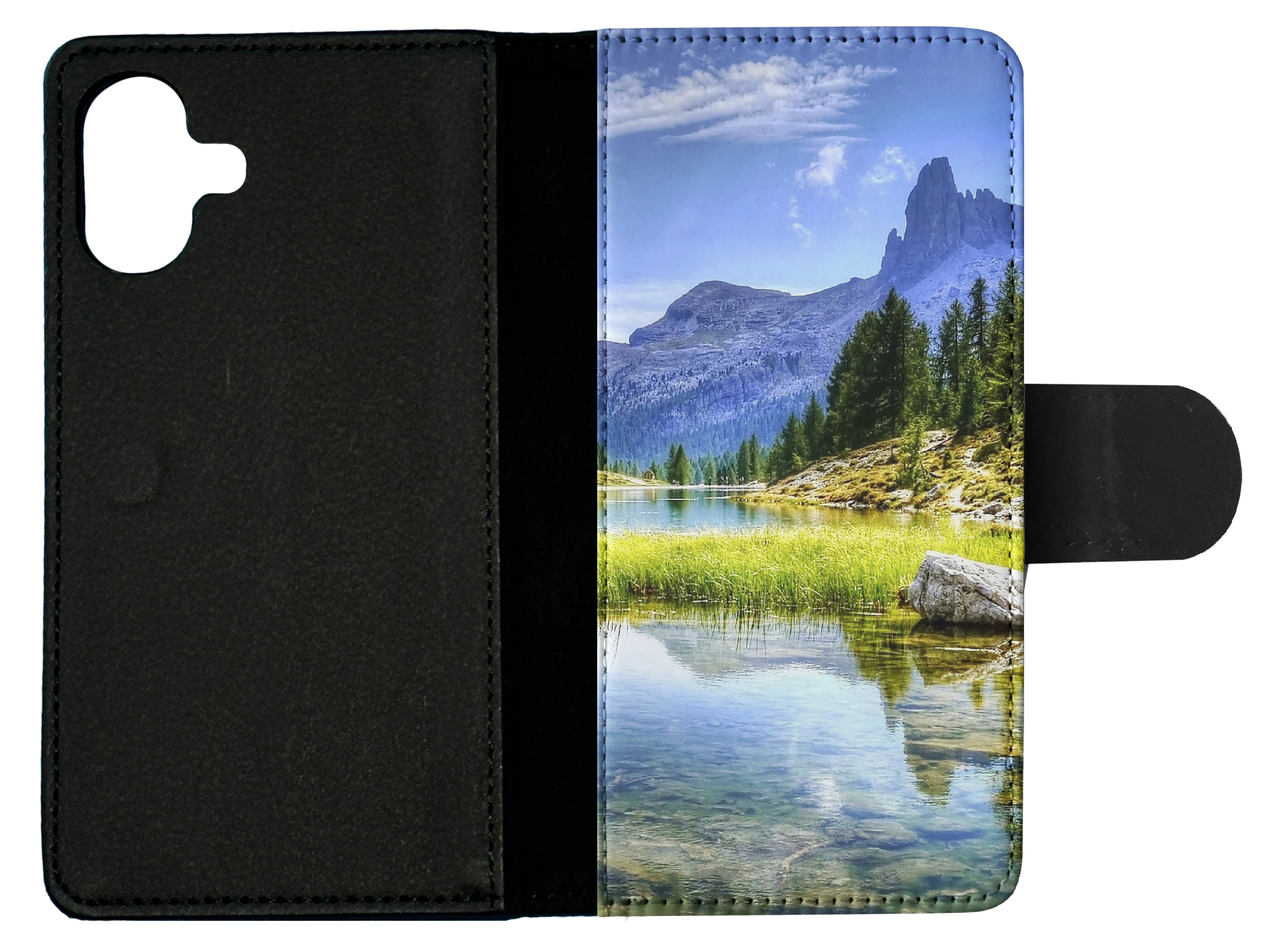 FLIP CASE FOR APPLE IPHONE|MOUNTAIN VIEW BESIDES LAKE - Picture 19 of 193
