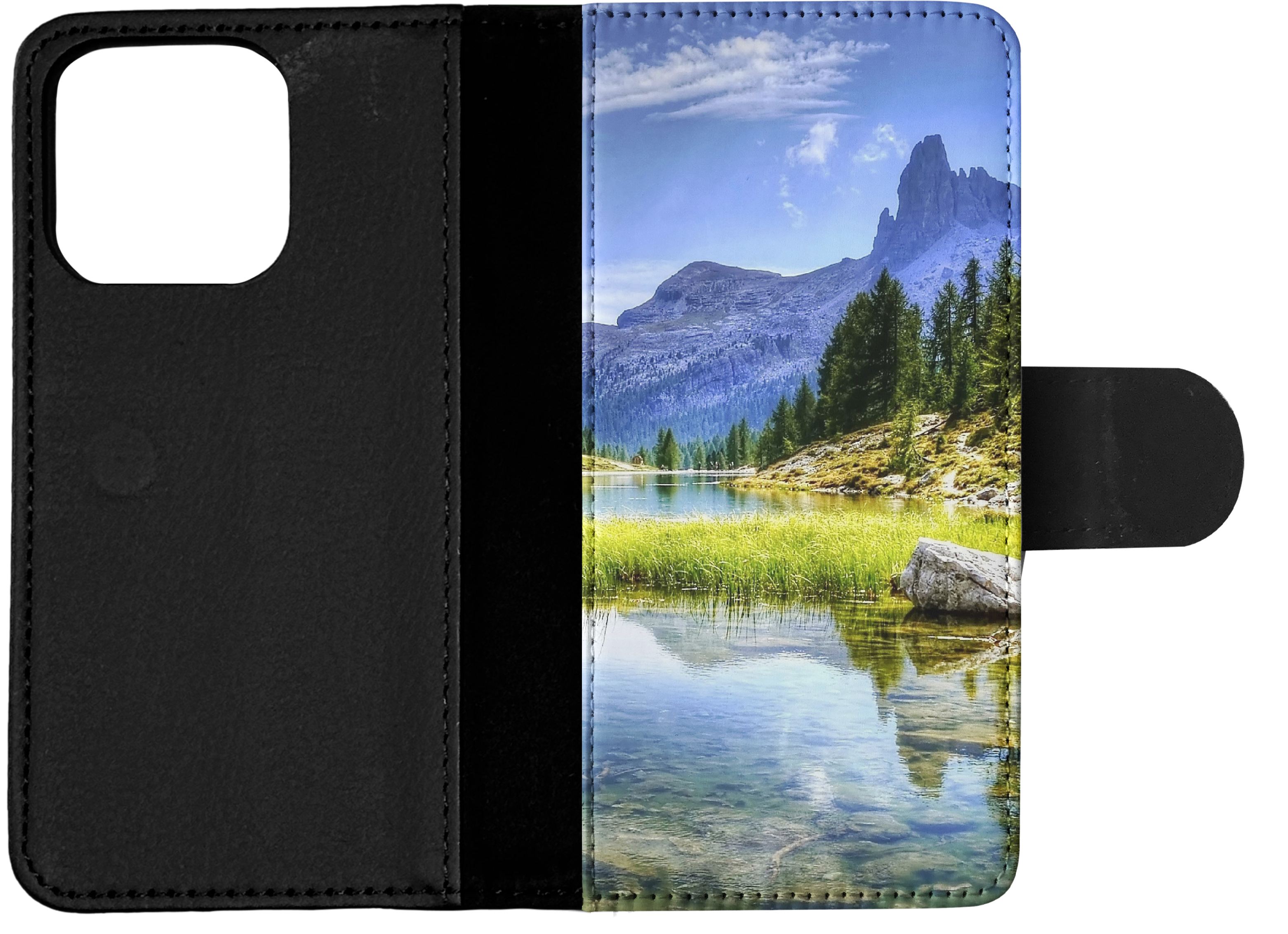 FLIP CASE FOR APPLE IPHONE|MOUNTAIN VIEW BESIDES LAKE - Picture 14 of 193