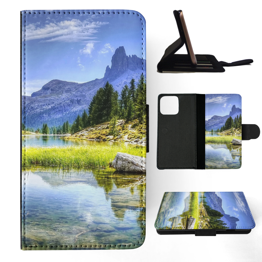 FLIP CASE FOR APPLE IPHONE|MOUNTAIN VIEW BESIDES LAKE - Picture 6 of 193