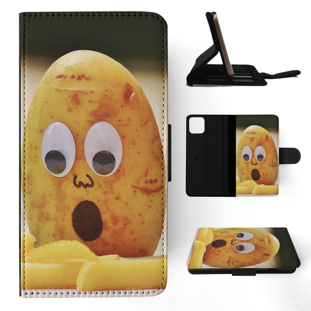FLIP CASE FOR APPLE IPHONE|CUTE FUNNY POTATO CHIP FACES - 第 104/193 張圖片
