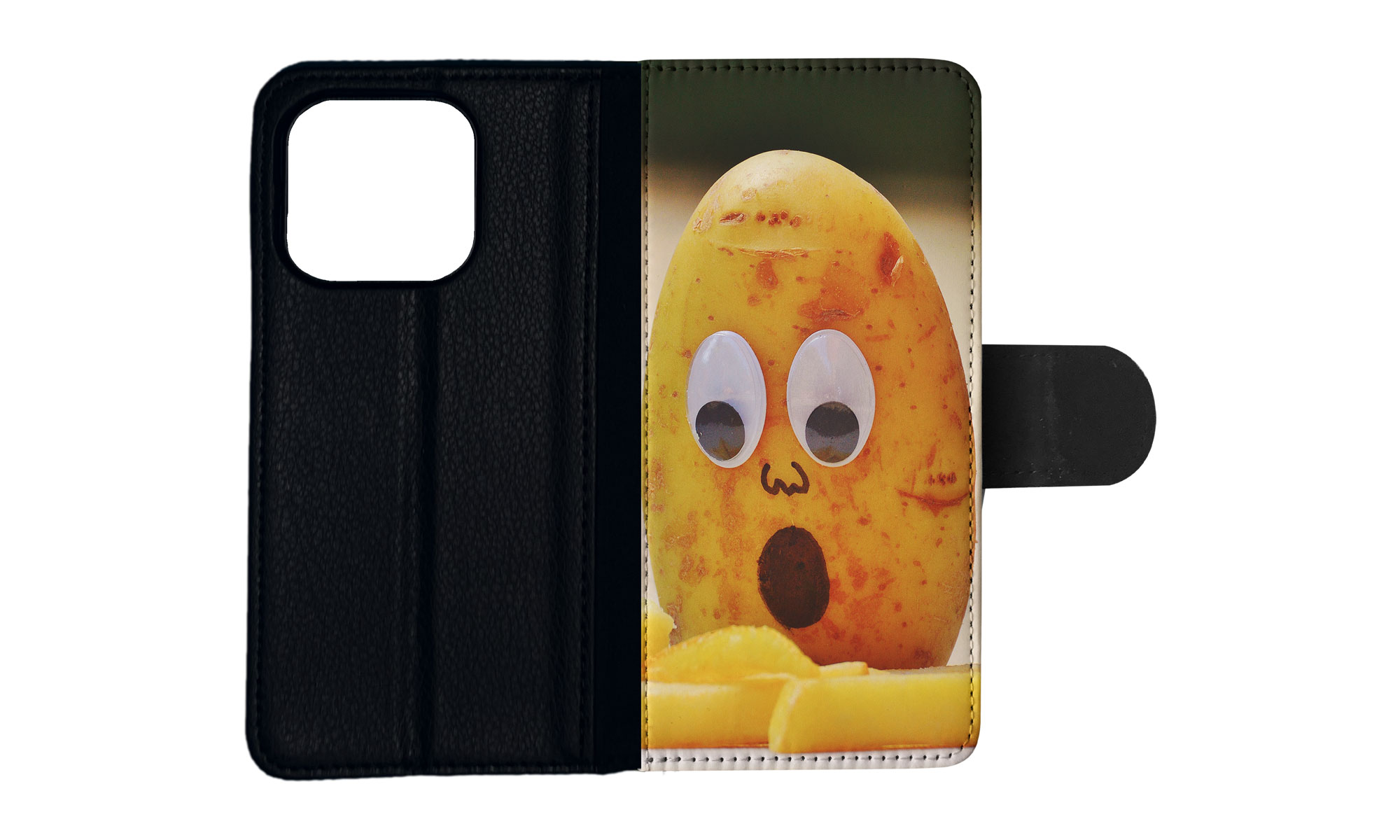 FLIP CASE FOR APPLE IPHONE|CUTE FUNNY POTATO CHIP FACES - 第 74/193 張圖片