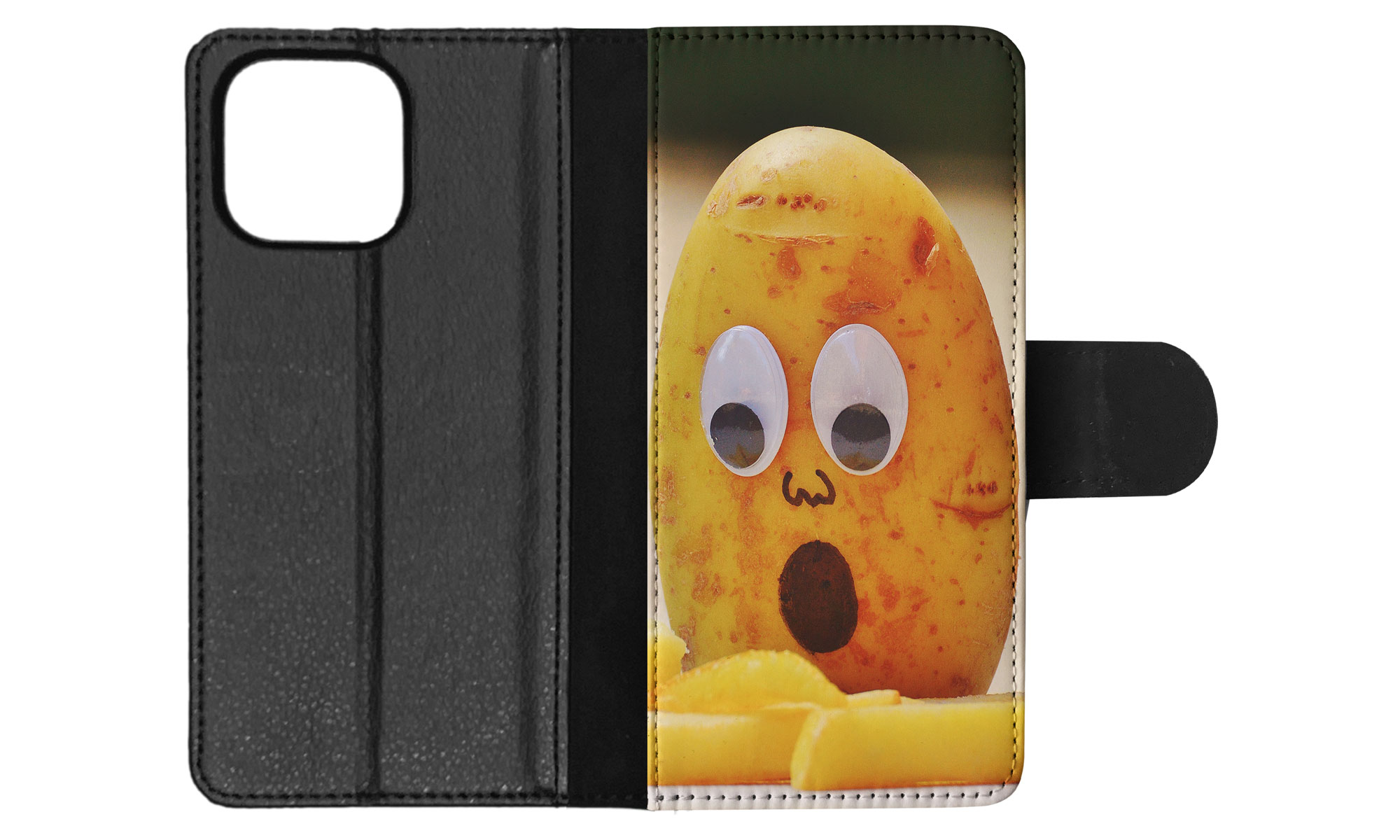 FLIP CASE FOR APPLE IPHONE|CUTE FUNNY POTATO CHIP FACES - 第 69/193 張圖片