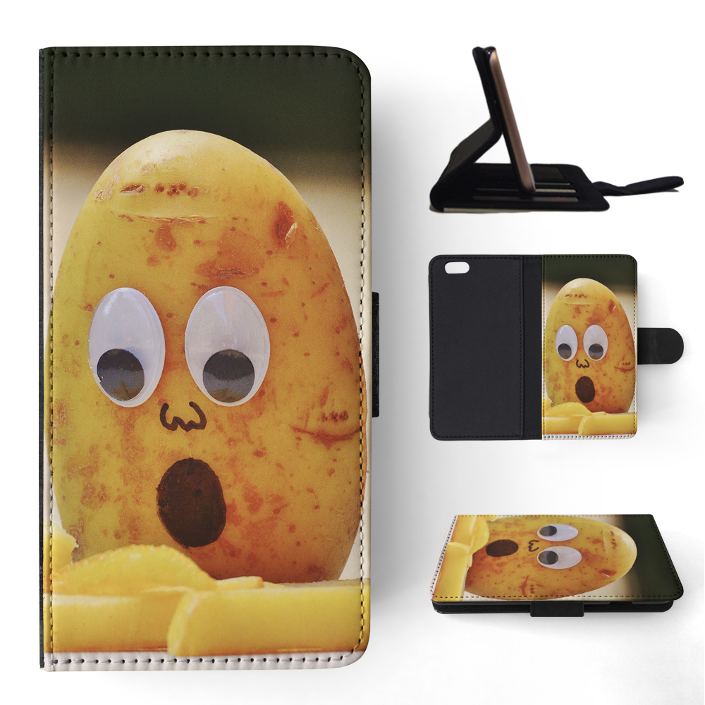 FLIP CASE FOR APPLE IPHONE|CUTE FUNNY POTATO CHIP FACES - 第 159/193 張圖片