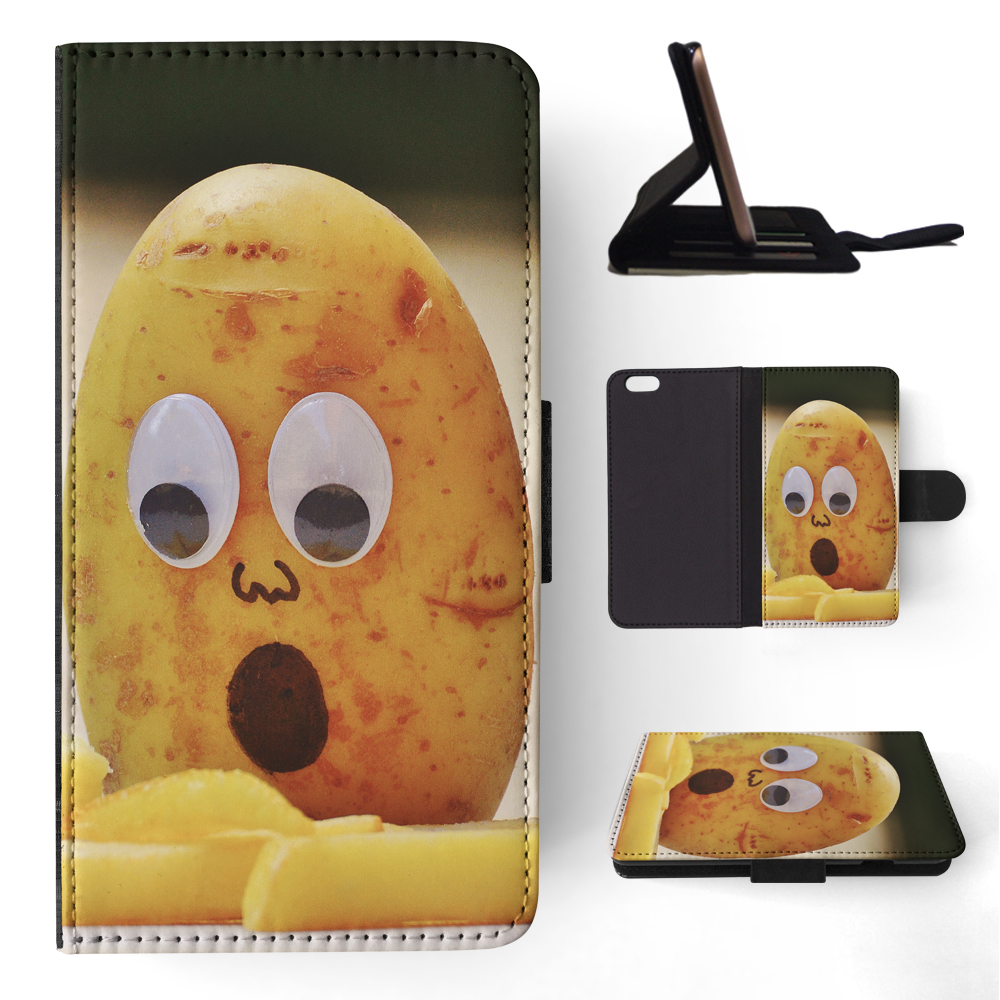 FLIP CASE FOR APPLE IPHONE|CUTE FUNNY POTATO CHIP FACES - 第 149/193 張圖片