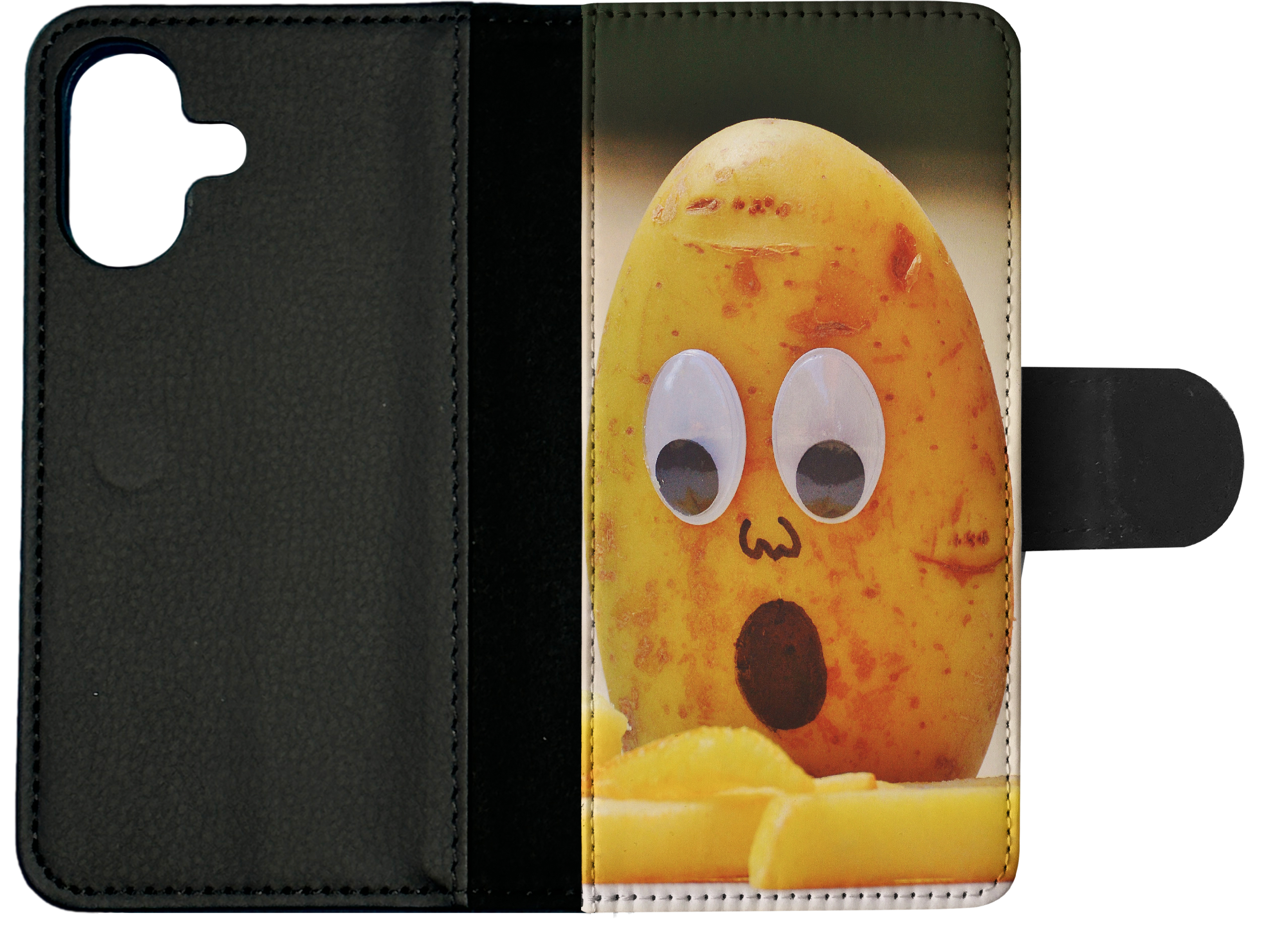 FLIP CASE FOR APPLE IPHONE|CUTE FUNNY POTATO CHIP FACES - 第 24/193 張圖片