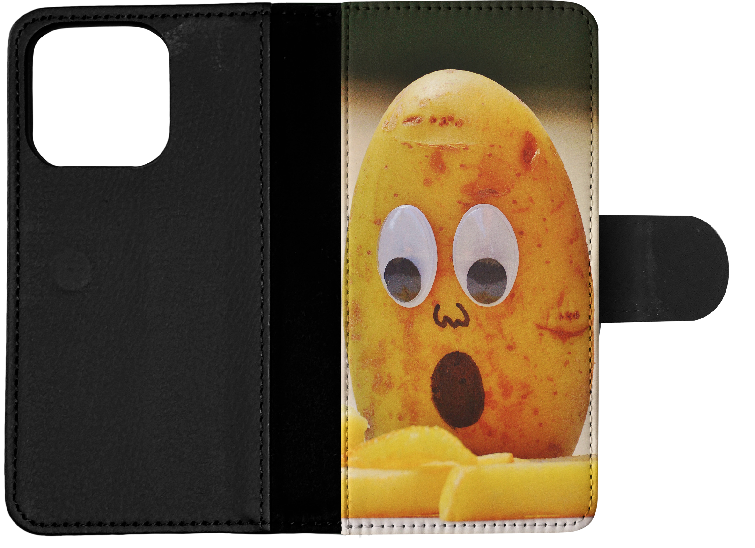 FLIP CASE FOR APPLE IPHONE|CUTE FUNNY POTATO CHIP FACES - 第 14/193 張圖片