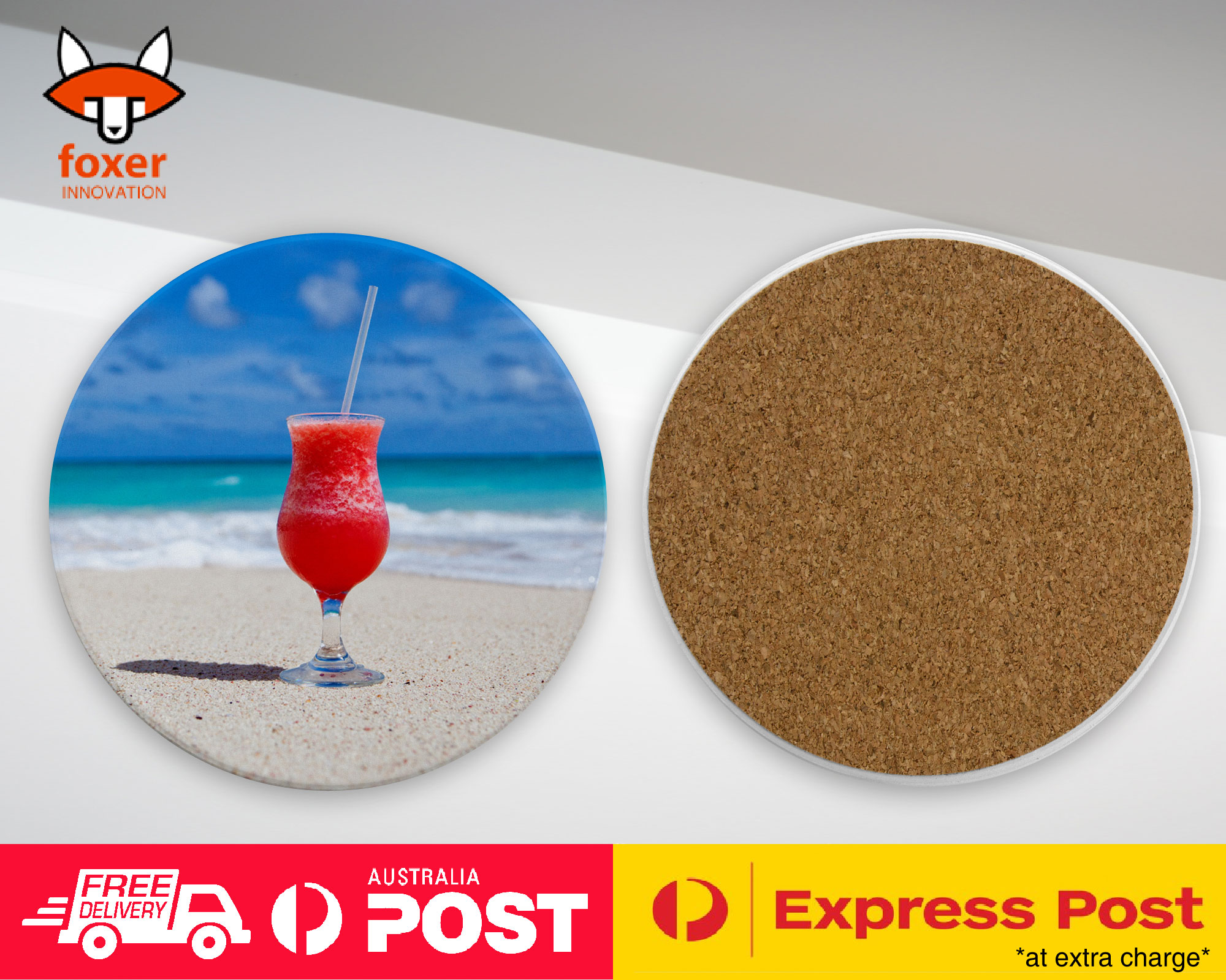 COASTER COFFEE DRINKING MAT|COCKTAIL ALCOHOL DRINKS ON BEACH