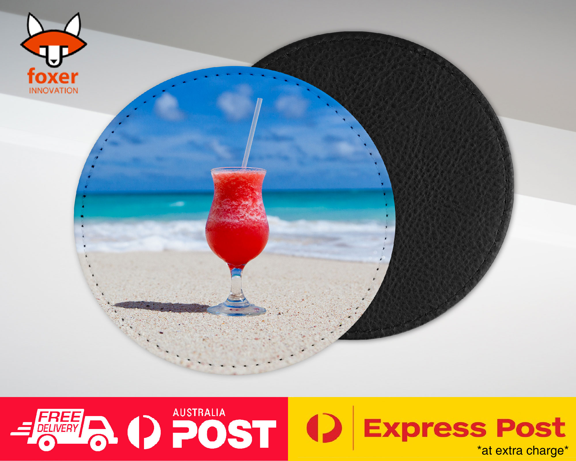 COASTER COFFEE DRINKING MAT|COCKTAIL ALCOHOL DRINKS ON BEACH