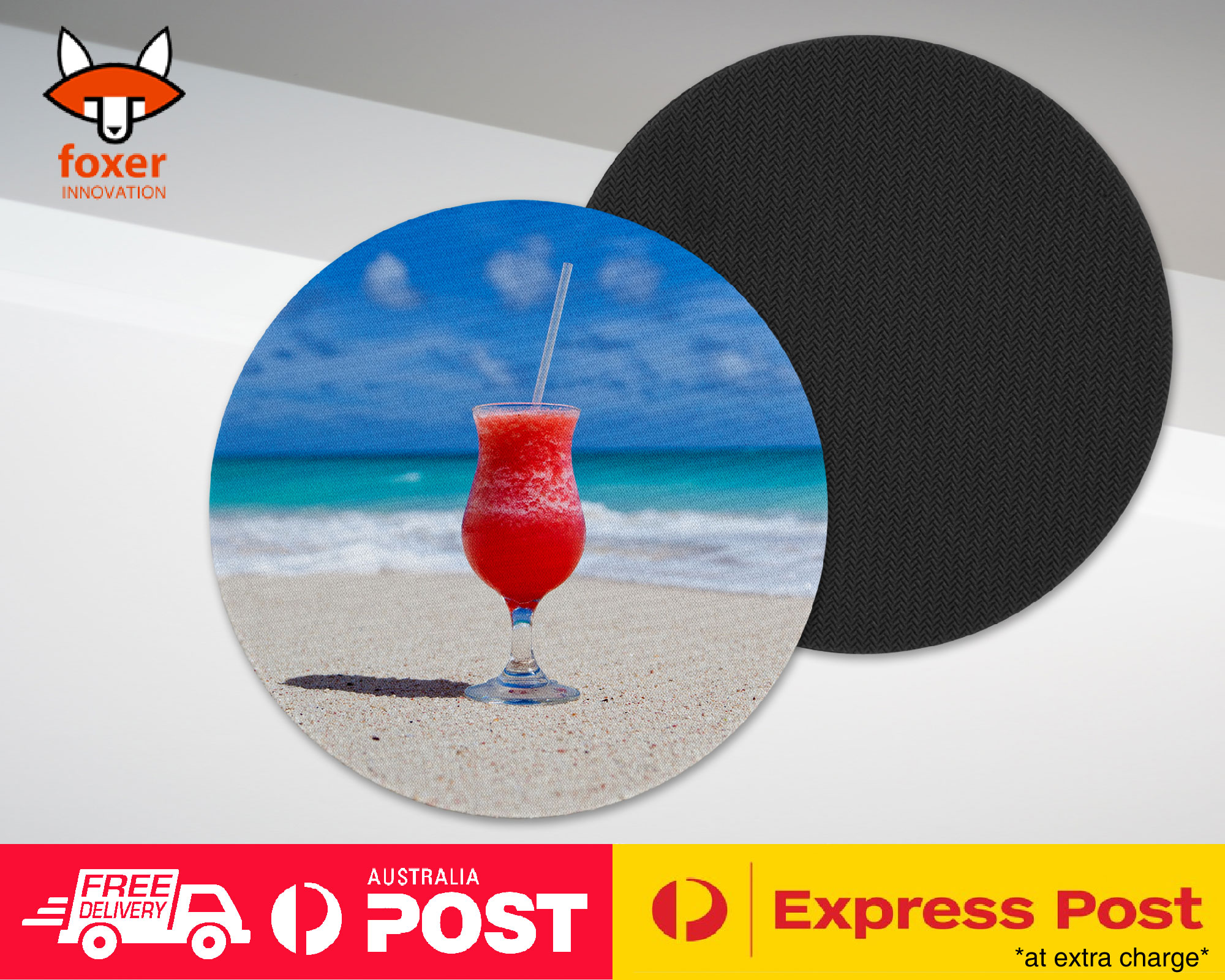 COASTER COFFEE DRINKING MAT|COCKTAIL ALCOHOL DRINKS ON BEACH