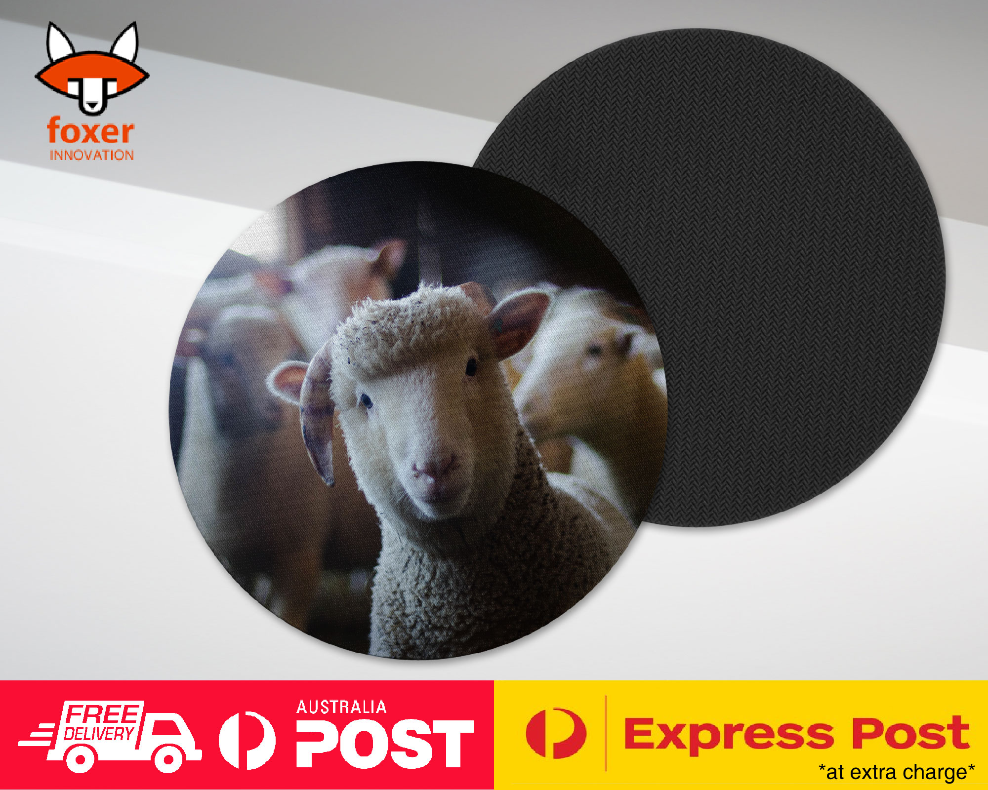 COASTER COFFEE DRINKING MAT|CUTE ADORABLE FARM LAMB SHEEP