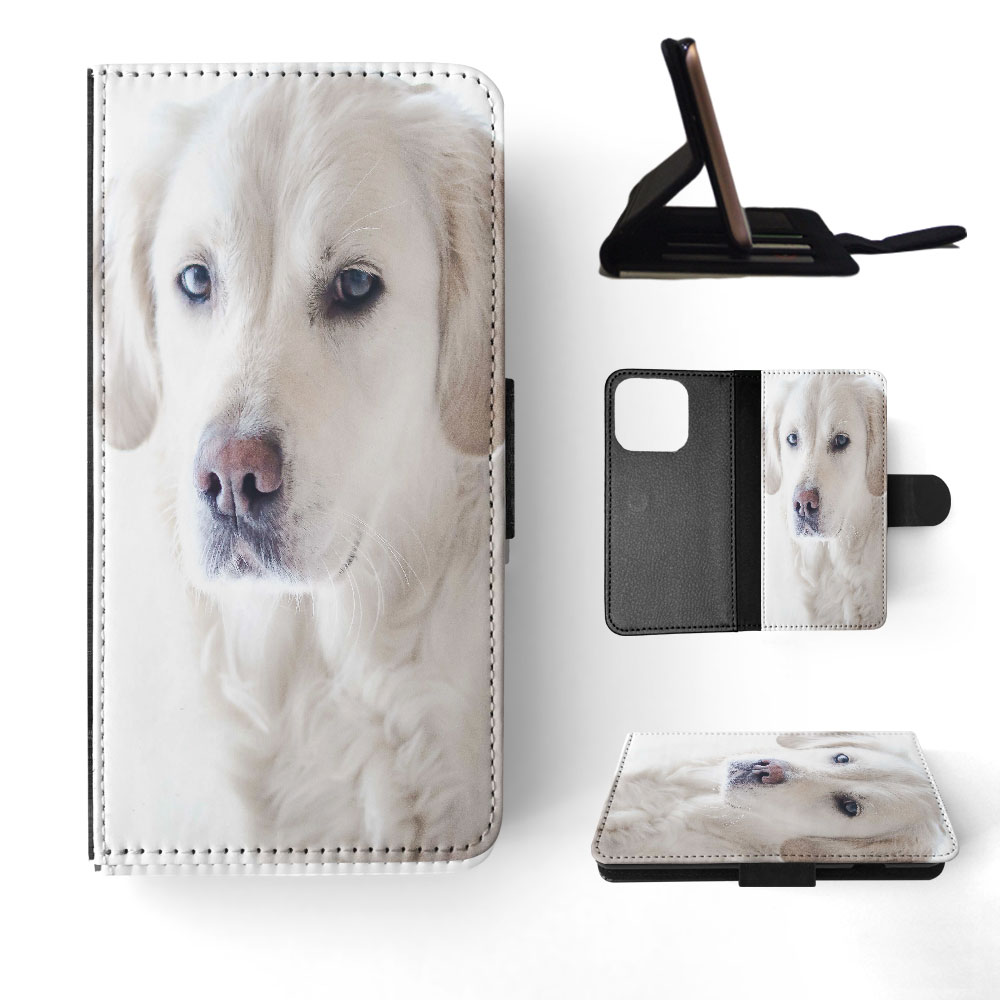 FLIP CASE FOR APPLE IPHONE|GOLDEN RETRIEVER LABRADOR DOG - Picture 31 of 193