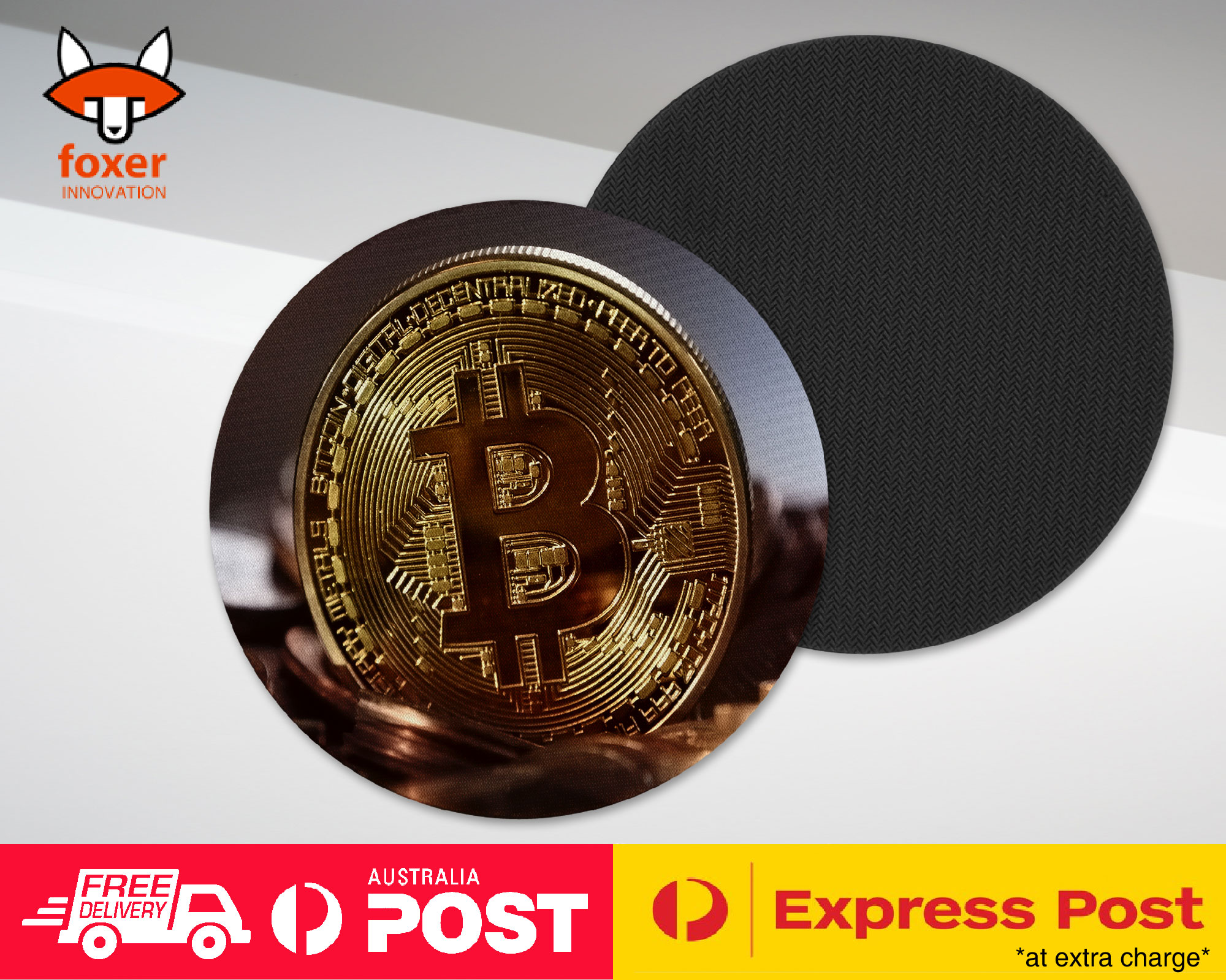 COASTER COFFEE DRINKING MAT|BITCOIN CRYPTOCURRENCY BTC COIN