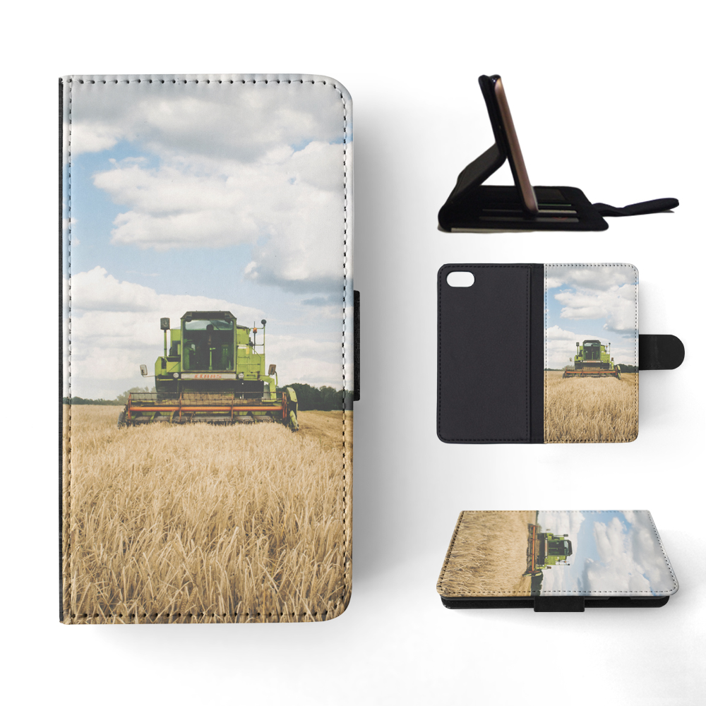 FLIP CASE FOR APPLE IPHONE|FARMERS TRACTOR WHEATFIELD JOB - Picture 134 of 193