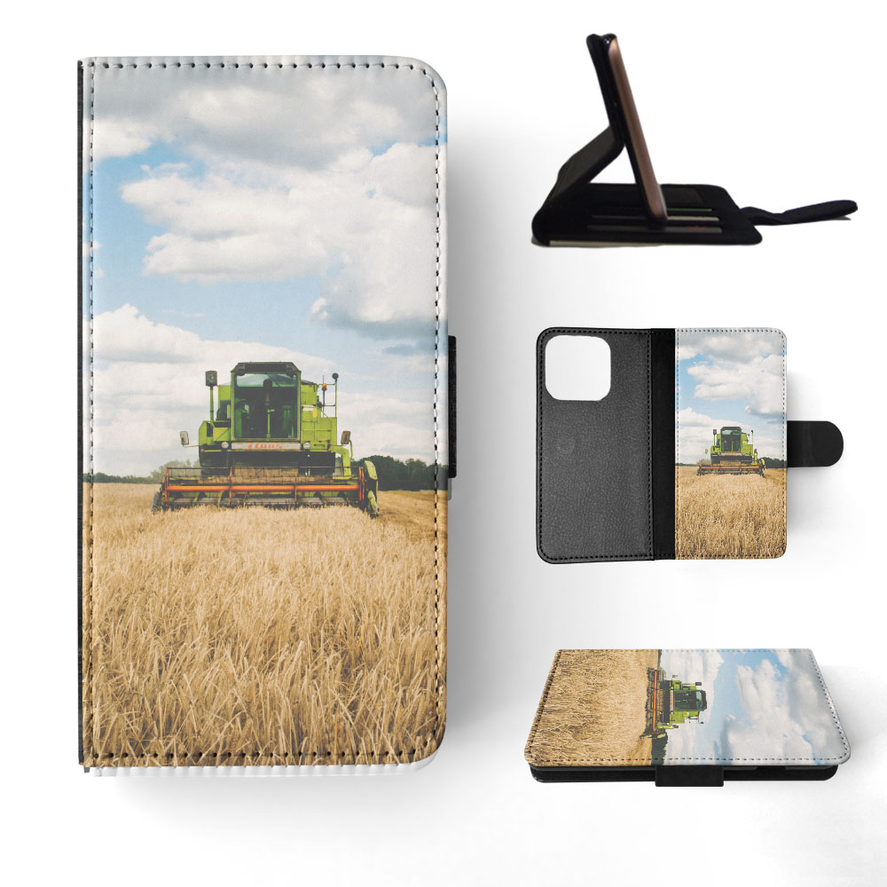 FLIP CASE FOR APPLE IPHONE|FARMERS TRACTOR WHEATFIELD JOB - Picture 31 of 193