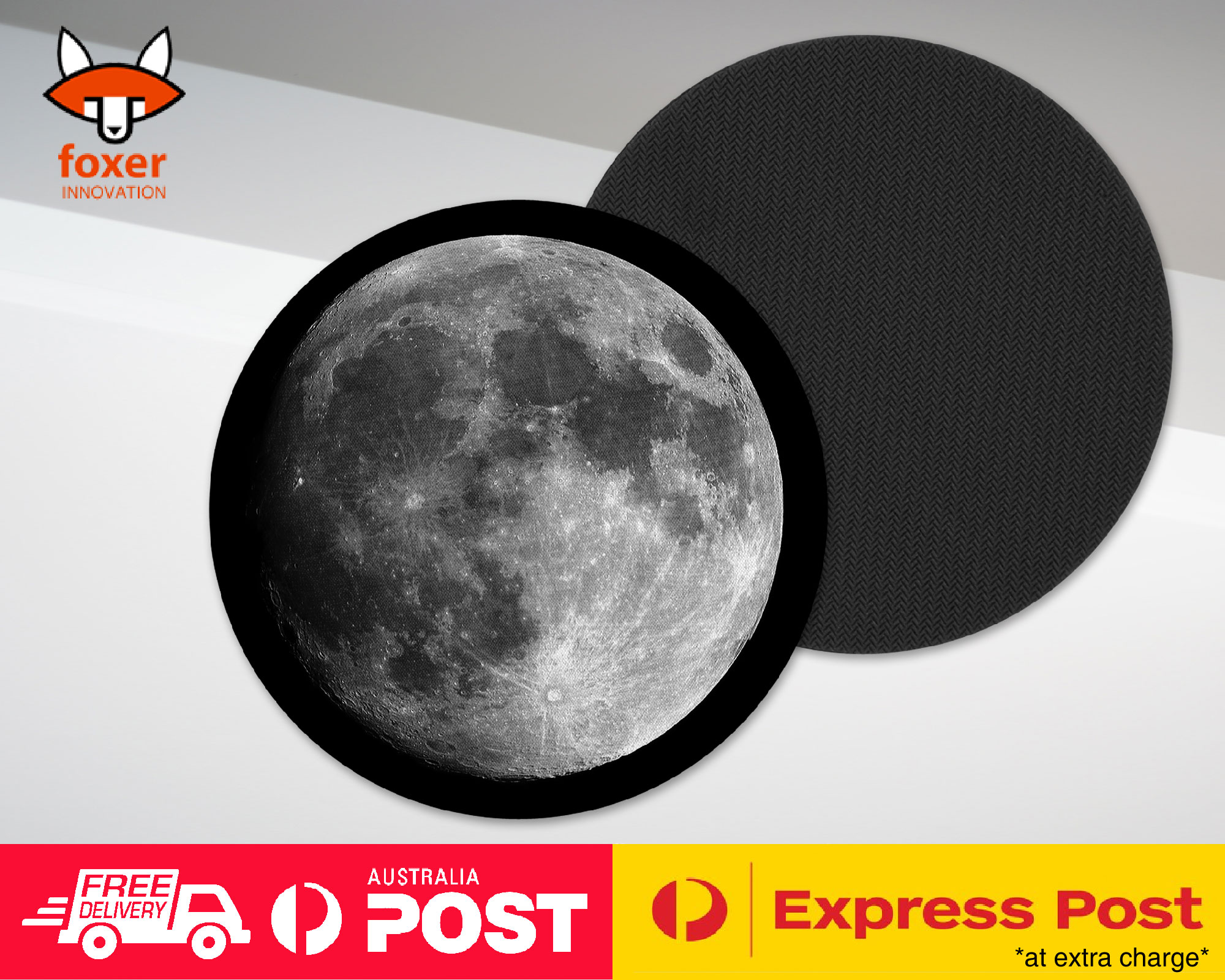 COASTER COFFEE DRINKING MAT|FULL MOON SATELITE