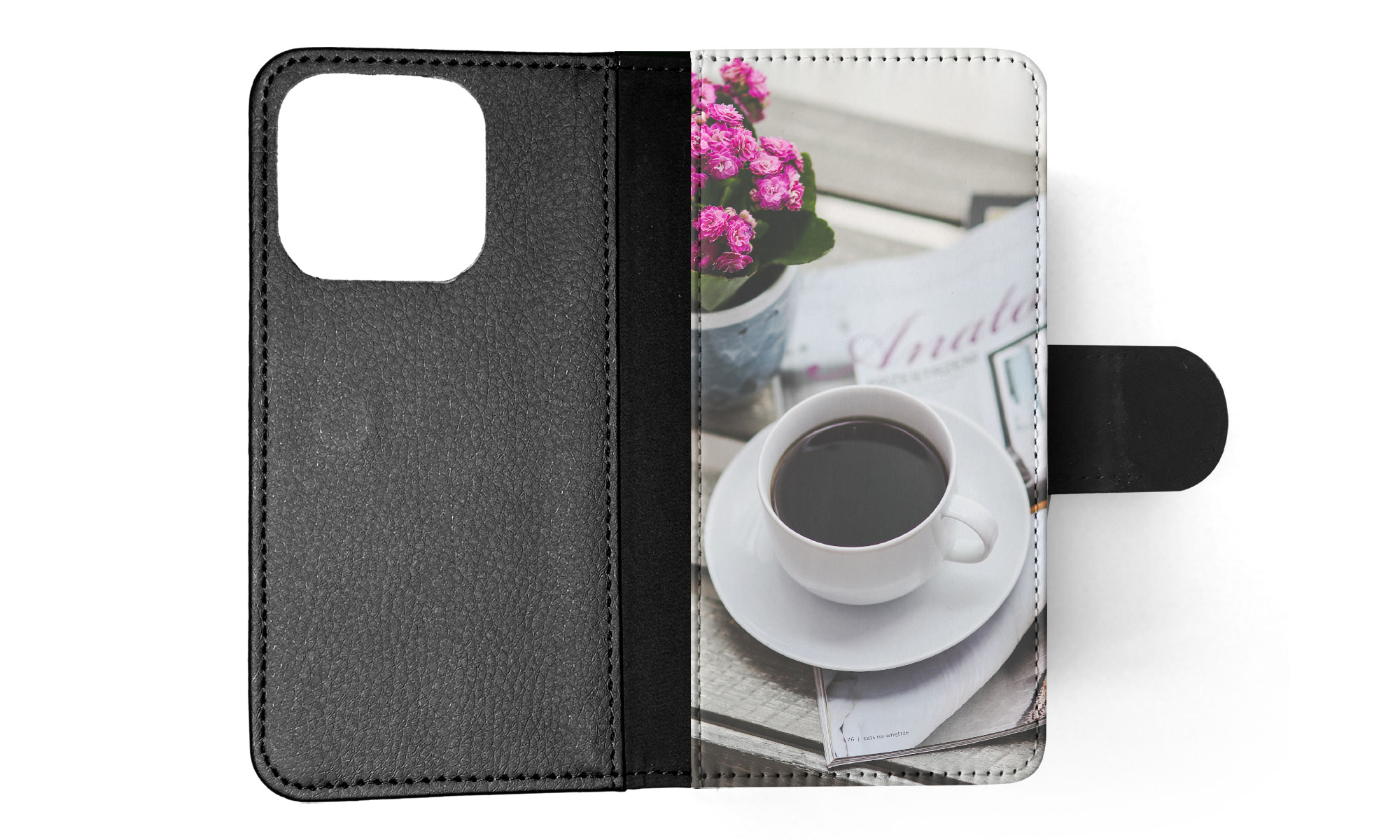 FUNDA ABATIBLE PARA APPLE IPHONE|COOL NEGRO CAFÉ EN TAZA BLANCA - Imagen 34 de 193