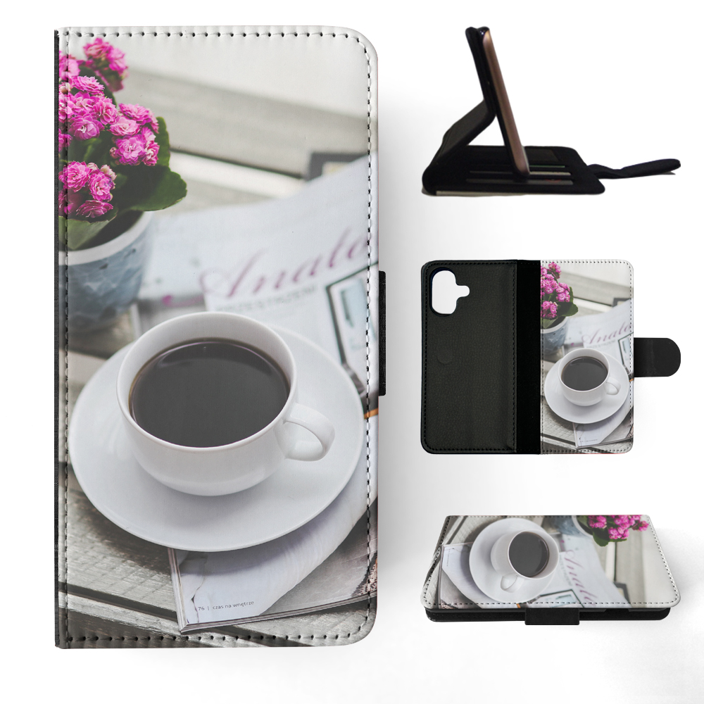 FUNDA ABATIBLE PARA APPLE IPHONE|COOL NEGRO CAFÉ EN TAZA BLANCA - Imagen 21 de 193