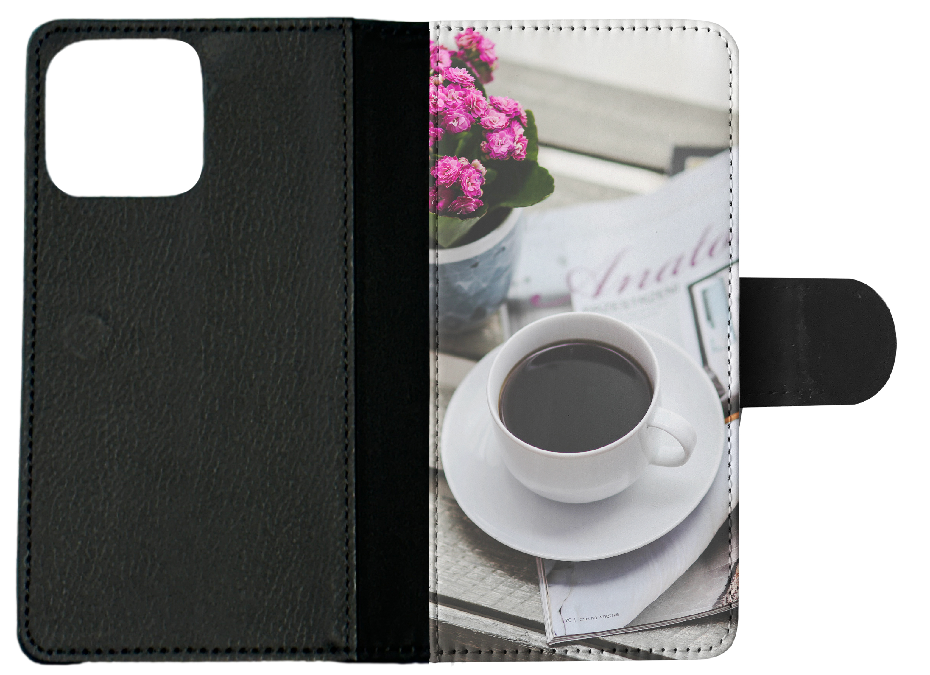 FUNDA ABATIBLE PARA APPLE IPHONE|COOL NEGRO CAFÉ EN TAZA BLANCA - Imagen 9 de 193