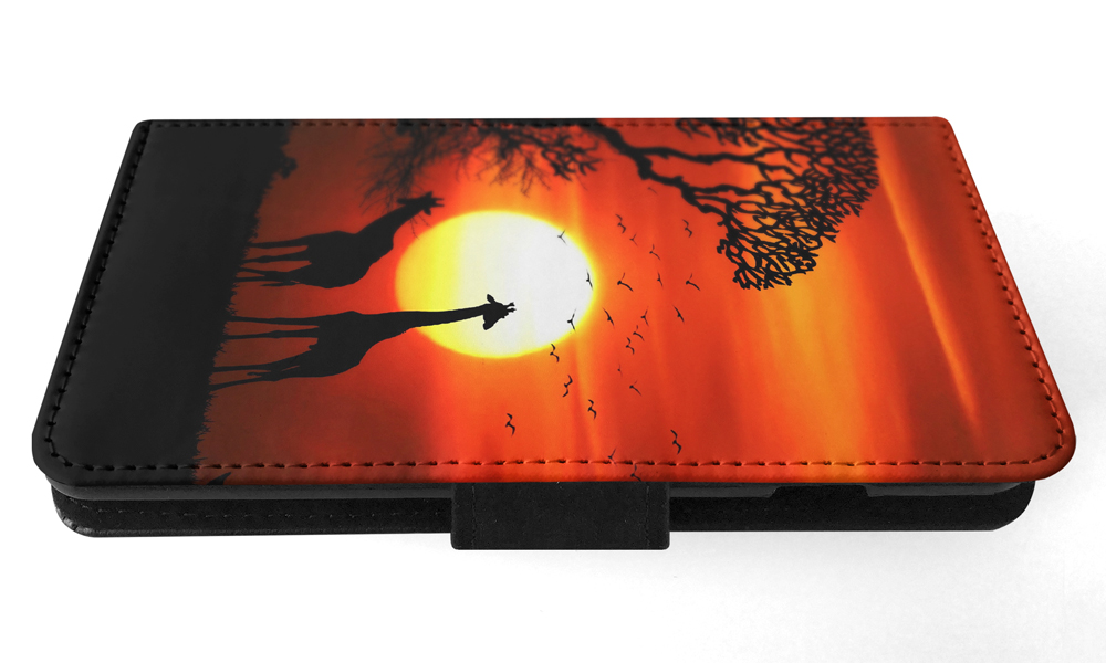 FLIP CASE FOR APPLE IPHONE|BEAUTIFUL GIRAFFE IN THE SUNSET - Bild 116 von 193