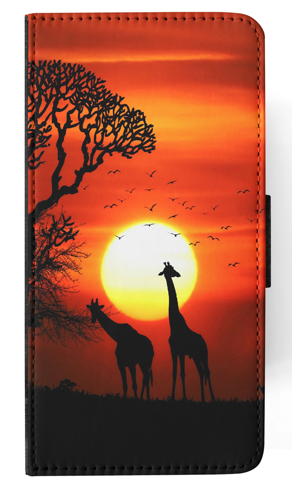 FLIP CASE FOR APPLE IPHONE|BEAUTIFUL GIRAFFE IN THE SUNSET - Bild 120 von 193