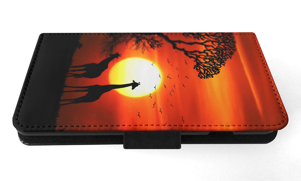 FLIP CASE FOR APPLE IPHONE|BEAUTIFUL GIRAFFE IN THE SUNSET - Bild 106 von 193