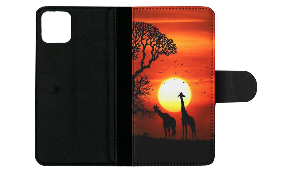 FLIP CASE FOR APPLE IPHONE|BEAUTIFUL GIRAFFE IN THE SUNSET - Bild 107 von 193
