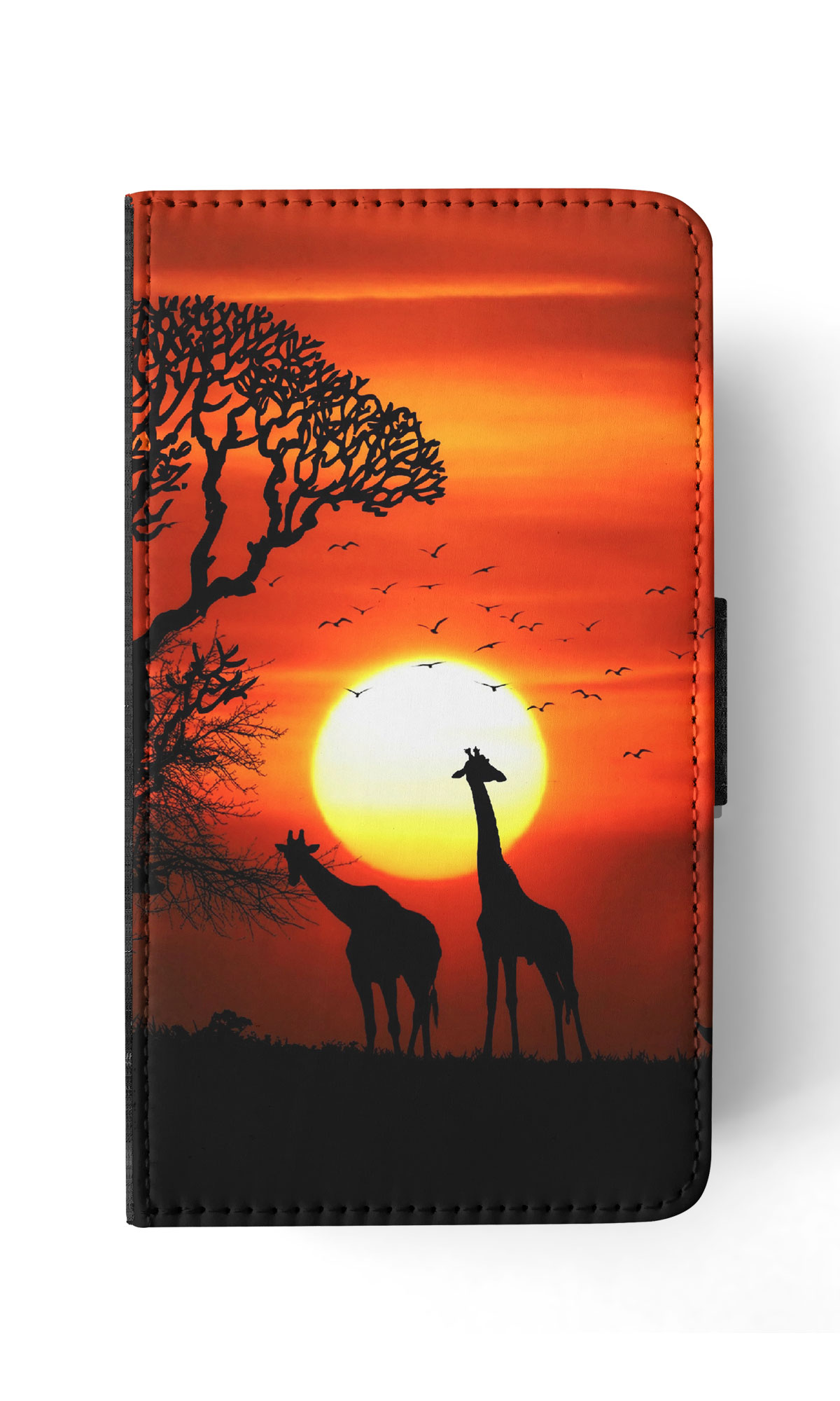 FLIP CASE FOR APPLE IPHONE|BEAUTIFUL GIRAFFE IN THE SUNSET - Bild 170 von 193