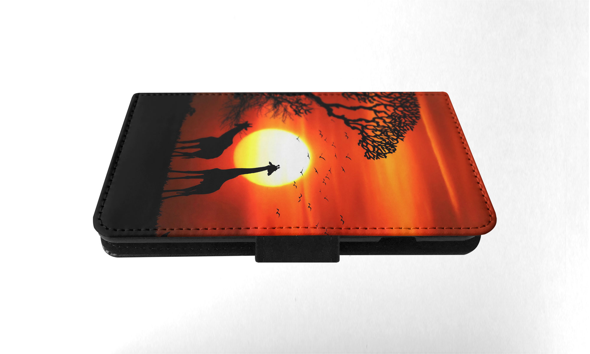 FLIP CASE FOR APPLE IPHONE|BEAUTIFUL GIRAFFE IN THE SUNSET - Bild 83 von 193