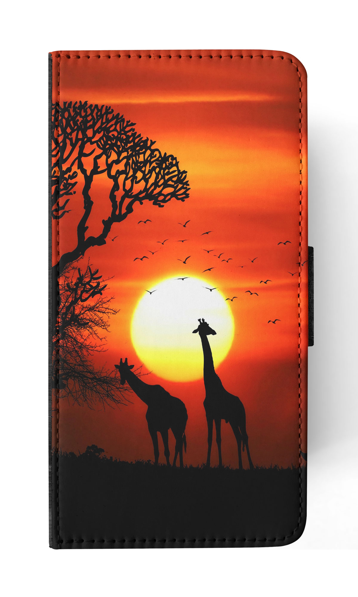 FLIP CASE FOR APPLE IPHONE|BEAUTIFUL GIRAFFE IN THE SUNSET - Bild 52 von 193