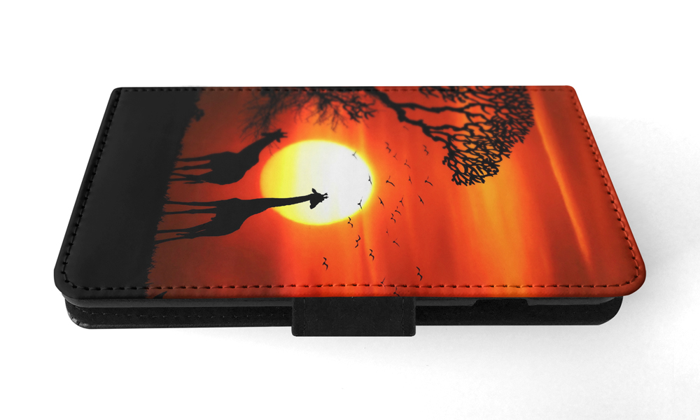 FLIP CASE FOR APPLE IPHONE|BEAUTIFUL GIRAFFE IN THE SUNSET - Bild 161 von 193
