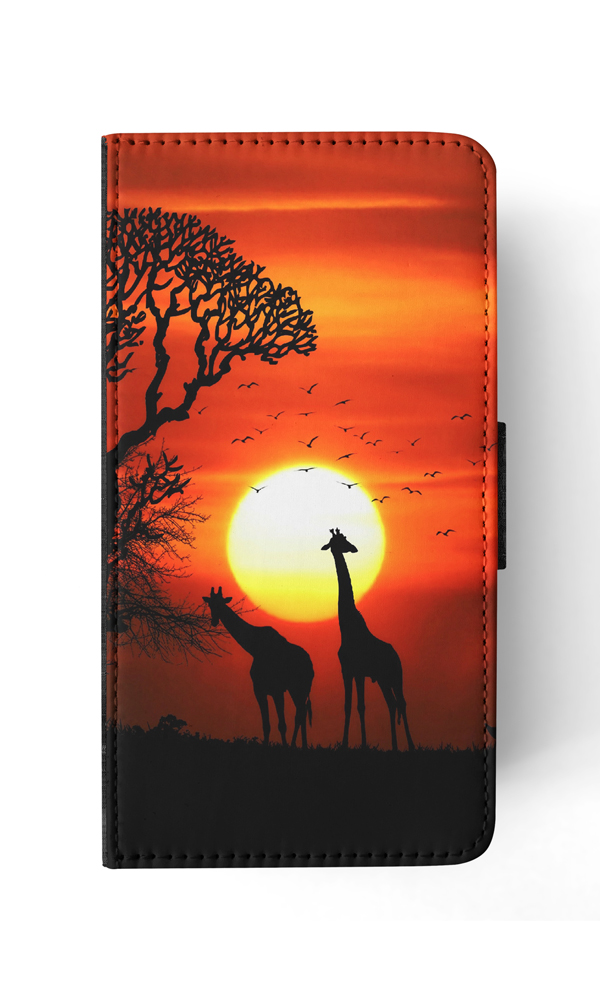 FLIP CASE FOR APPLE IPHONE|BEAUTIFUL GIRAFFE IN THE SUNSET - Bild 135 von 193
