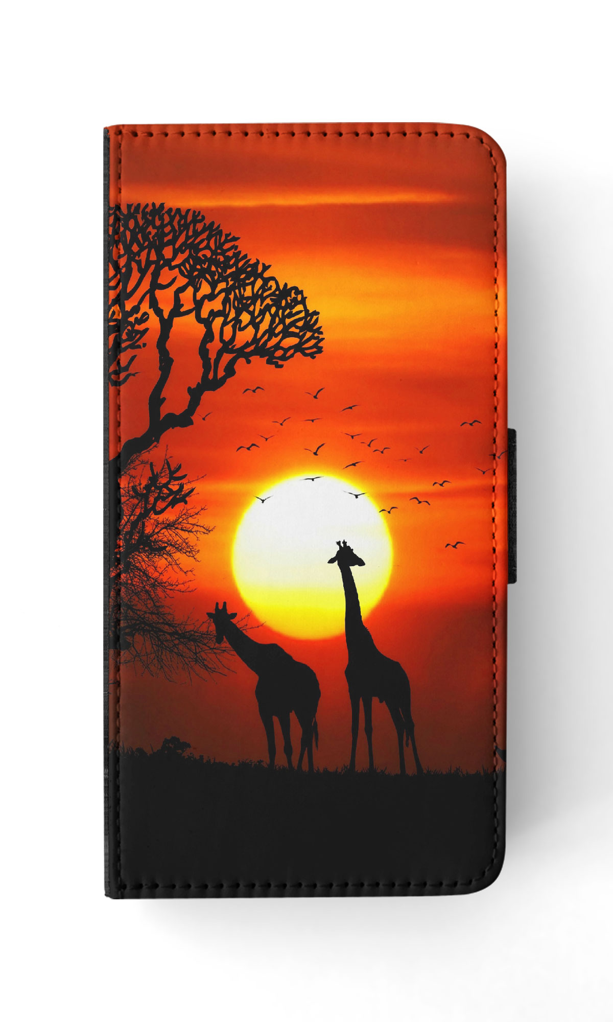 FLIP CASE FOR APPLE IPHONE|BEAUTIFUL GIRAFFE IN THE SUNSET - Bild 42 von 193