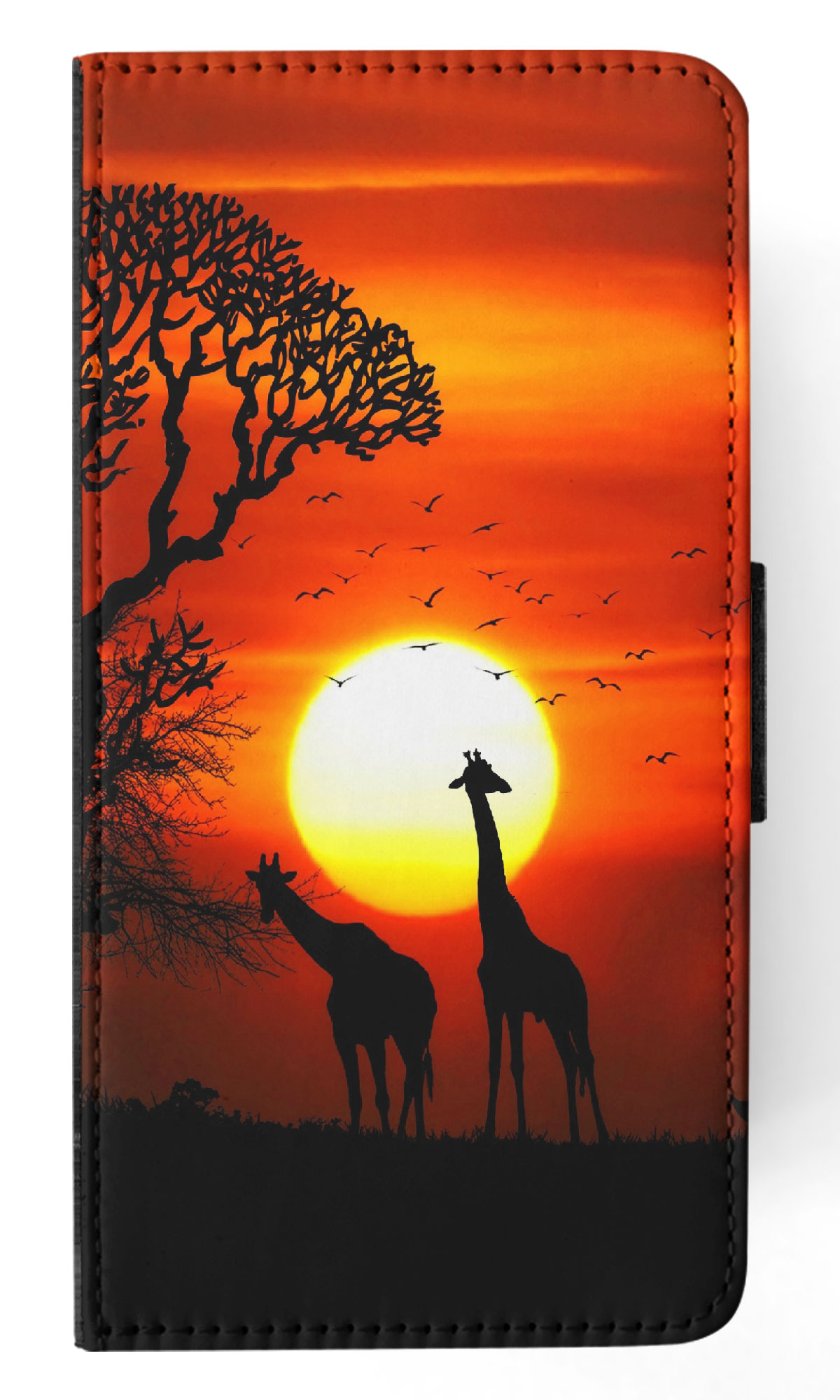 FLIP CASE FOR APPLE IPHONE|BEAUTIFUL GIRAFFE IN THE SUNSET - Bild 37 von 193