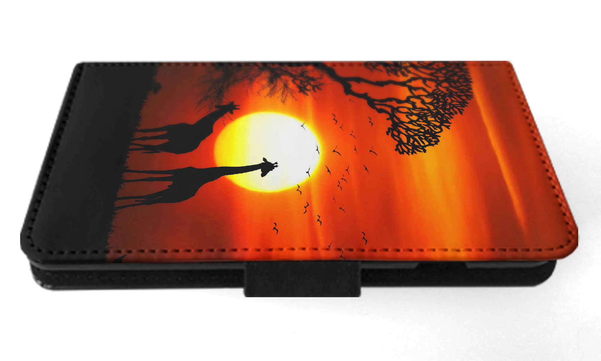 FLIP CASE FOR APPLE IPHONE|BEAUTIFUL GIRAFFE IN THE SUNSET - Bild 28 von 193